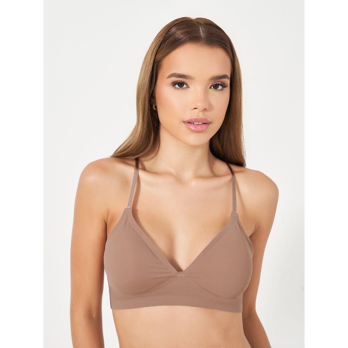 Styli Basic Seamless Padded Bralette and Thongs Set-women-clothing-lingerie-lingeriesets-image-2