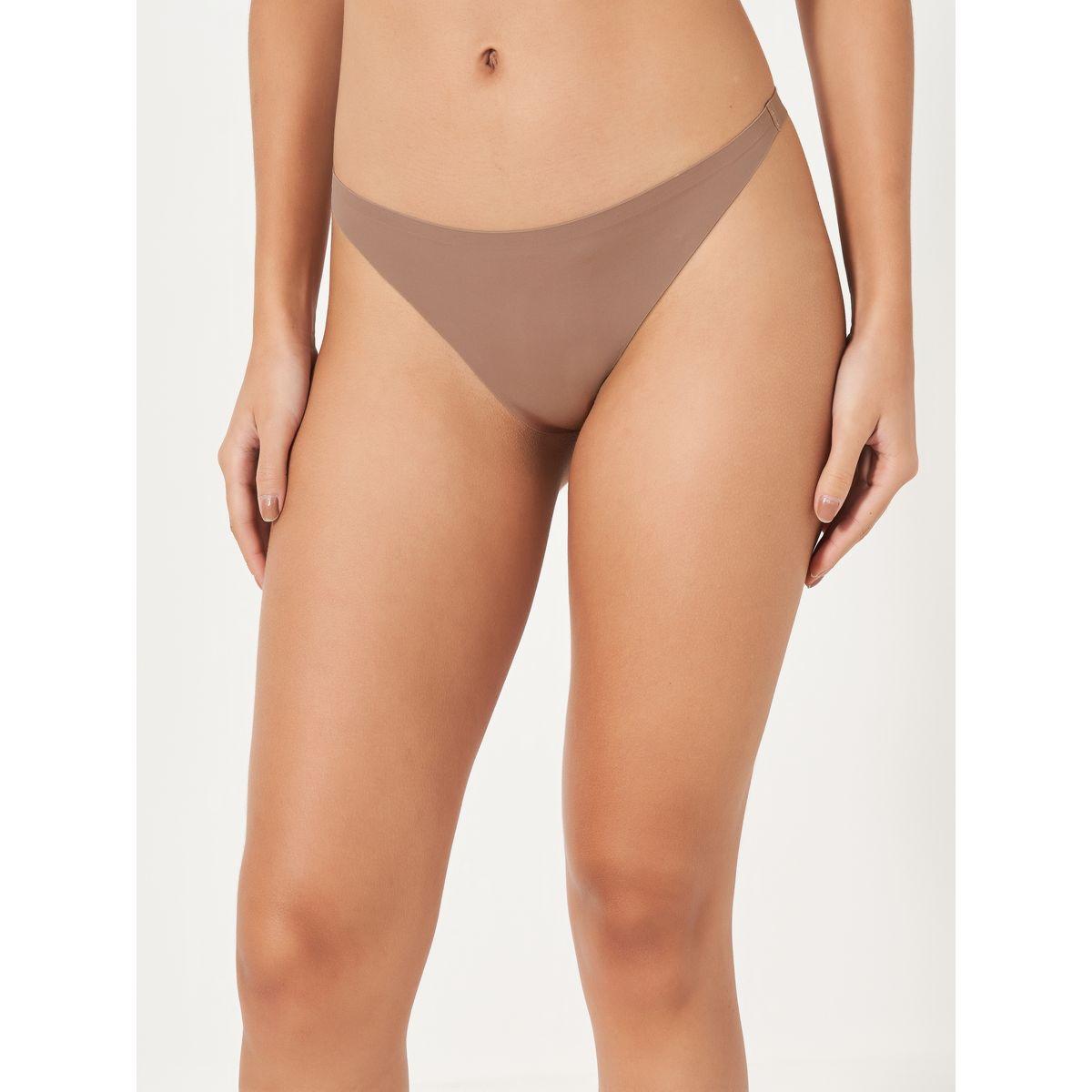 Styli Basic Seamless Padded Bralette and Thongs Set-women-clothing-lingerie-lingeriesets-image-3