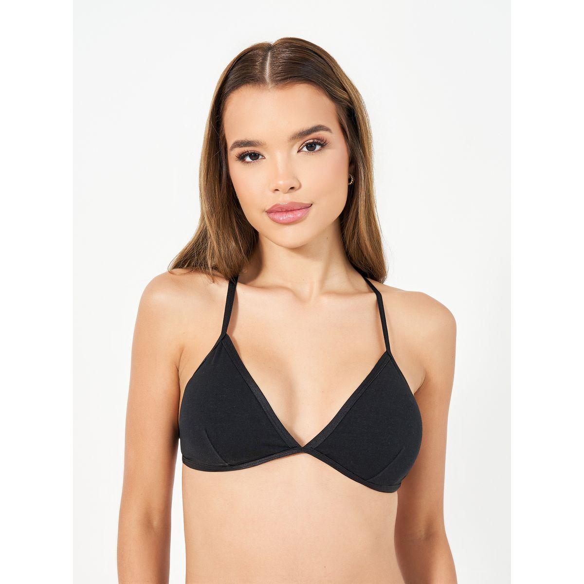 Styli Pack of 3 - Non Padded Non Wired Solid Bralette-women-clothing-lingerie-bras-image-2