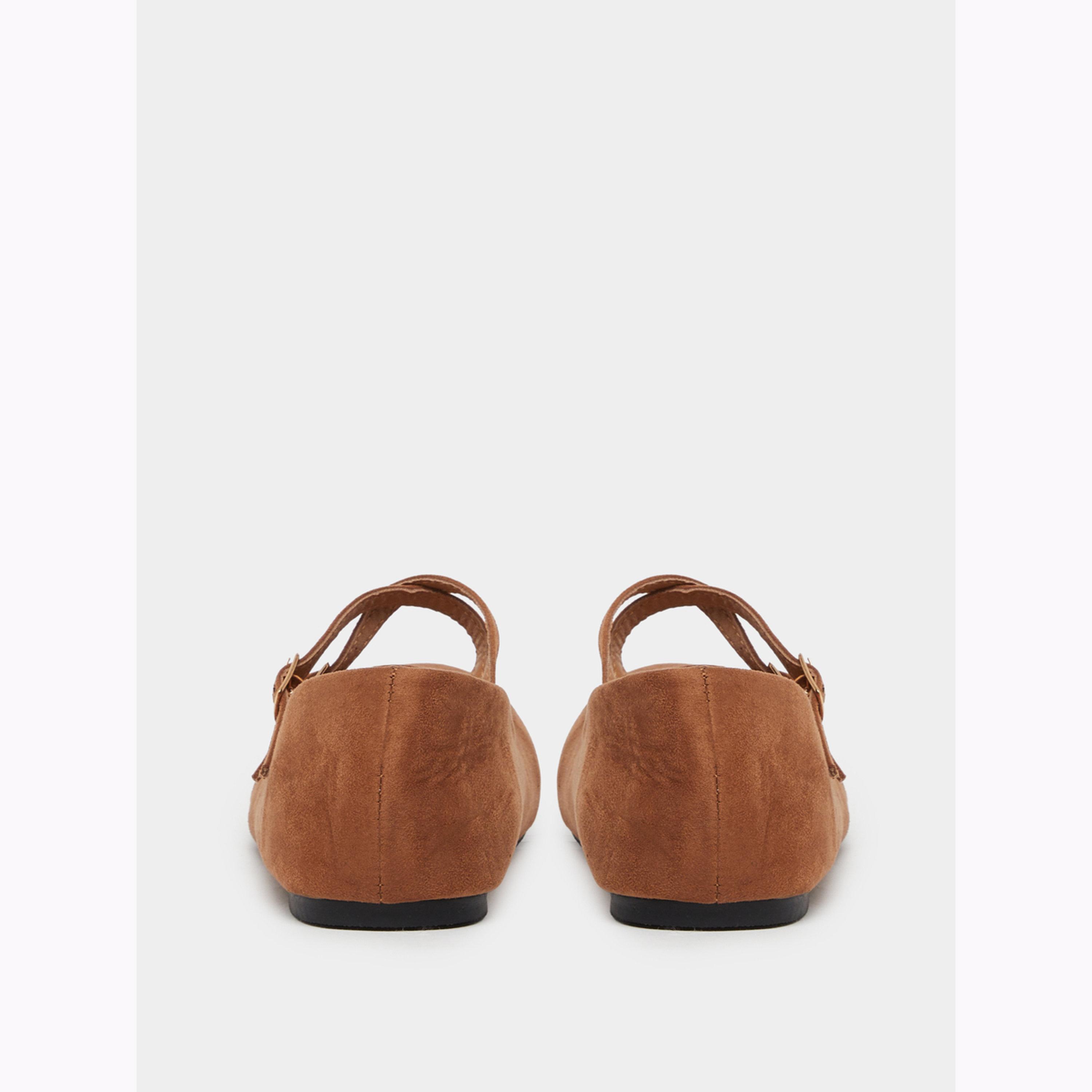 حذاء باليه مسطح لون بني-women-shoes-flats-ballerinas-image-5