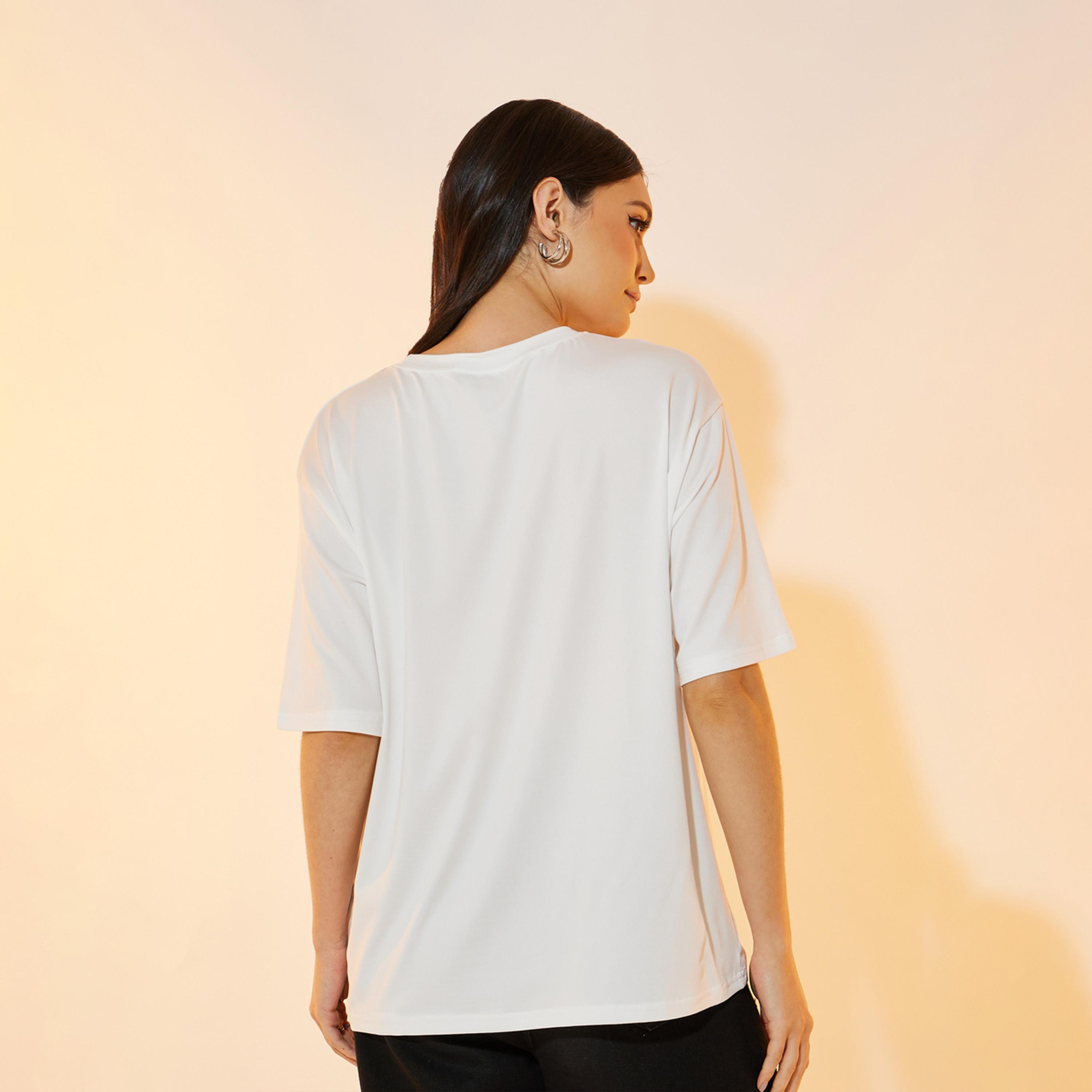 Take Two Oversized Graphic Print Longline T-Shirt-women-clothing-tshirts-image-4