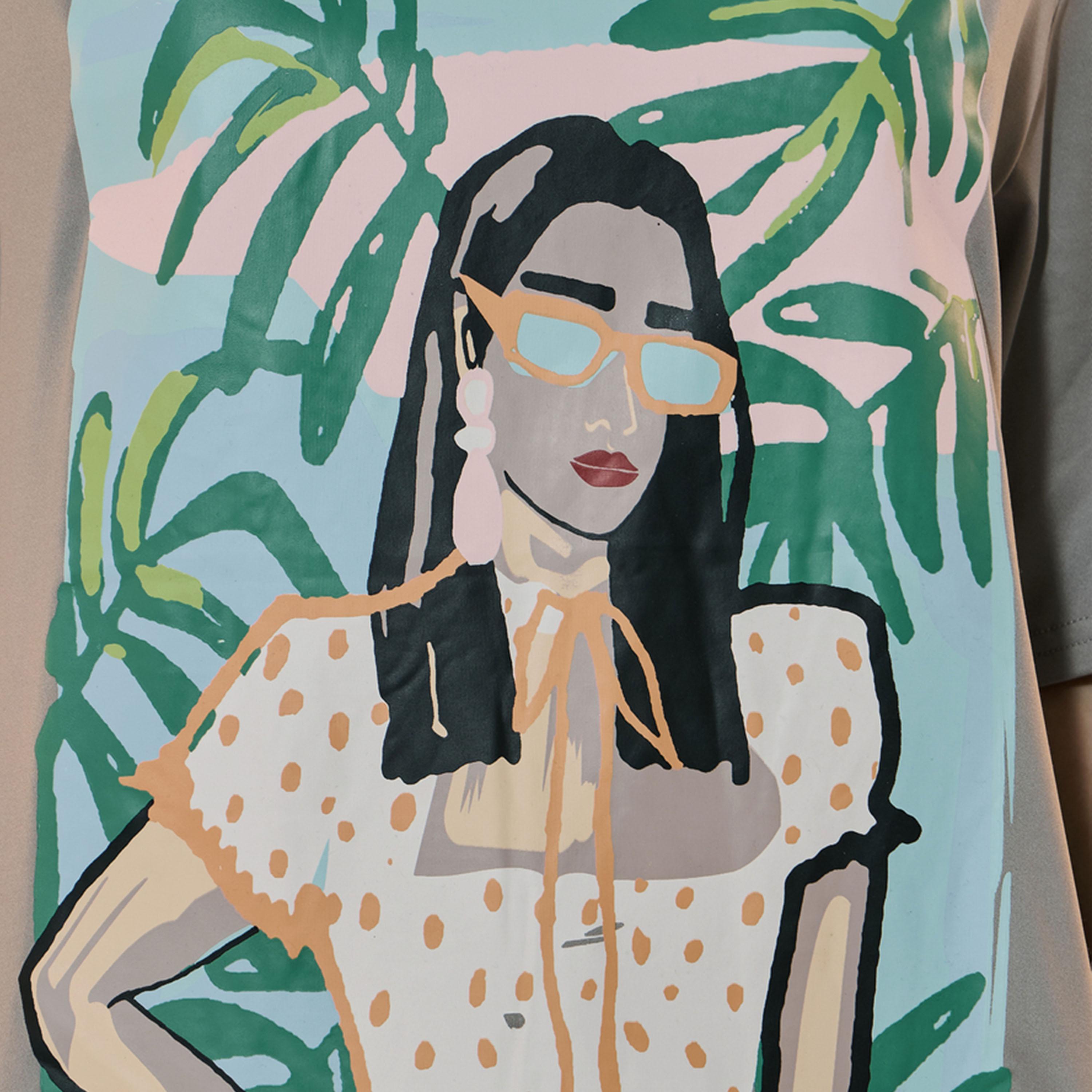 Take Two Graphic Print Oversized Round Neck T-Shirt-women-clothing-tshirts-image-3