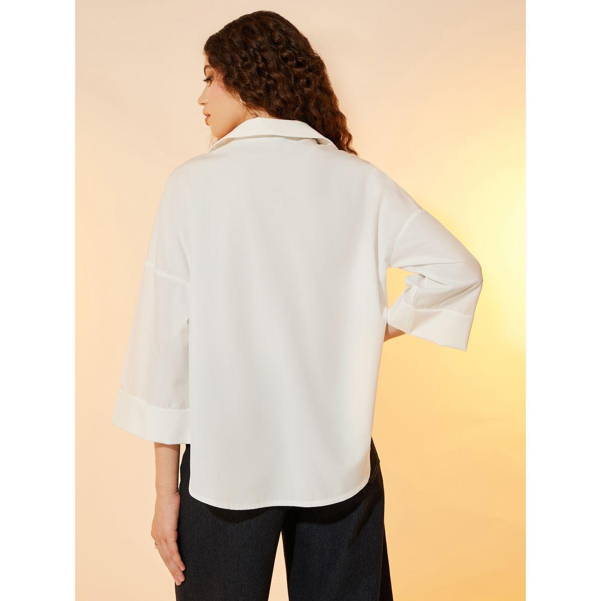 بلوزة بقصة بوكسي وحافة غير متماثلة الطول-women-clothing-shirtsandblouses-shirts-image-4