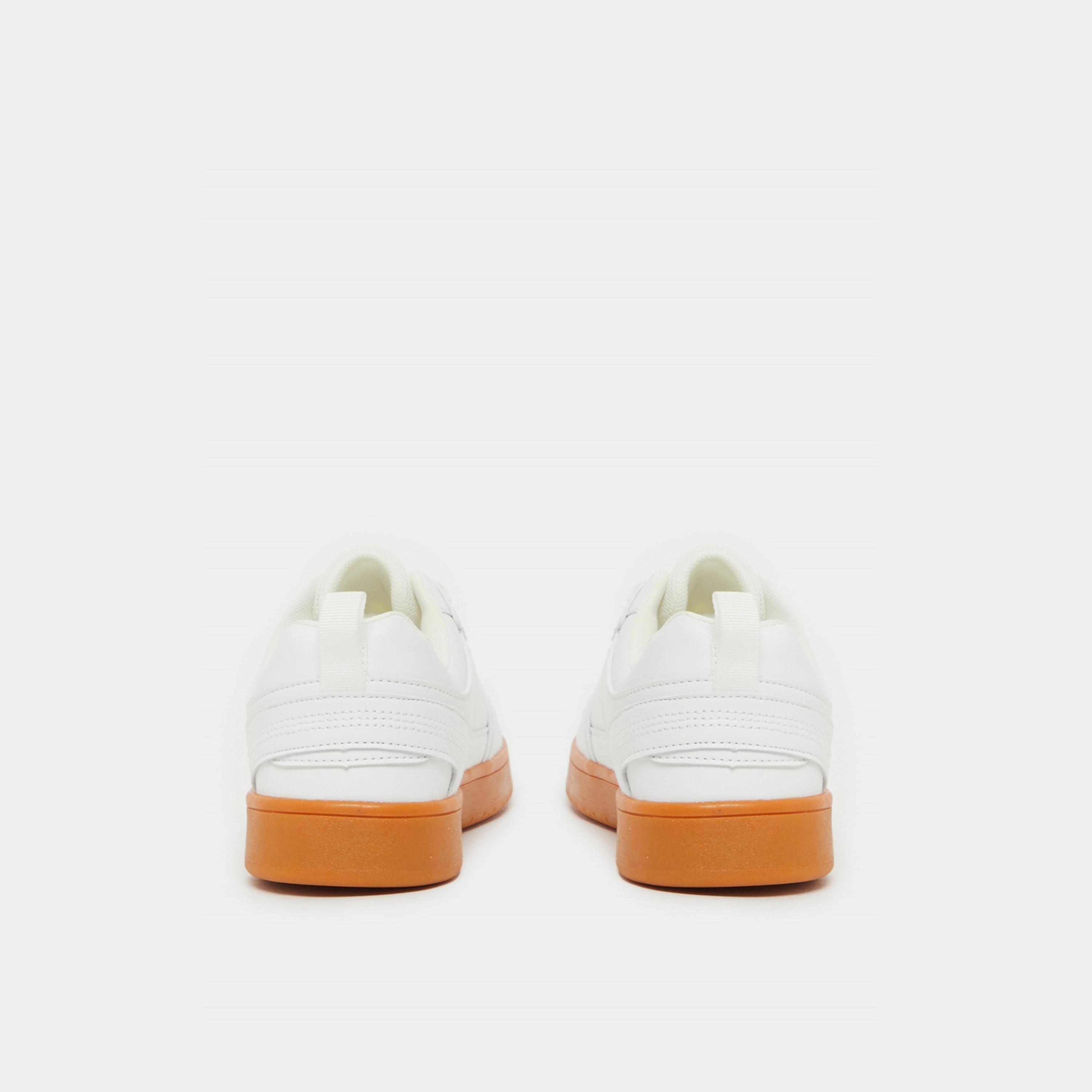 Styli Contrast Sole Lace Up Sneakers-women-shoes-sneakers-image-4