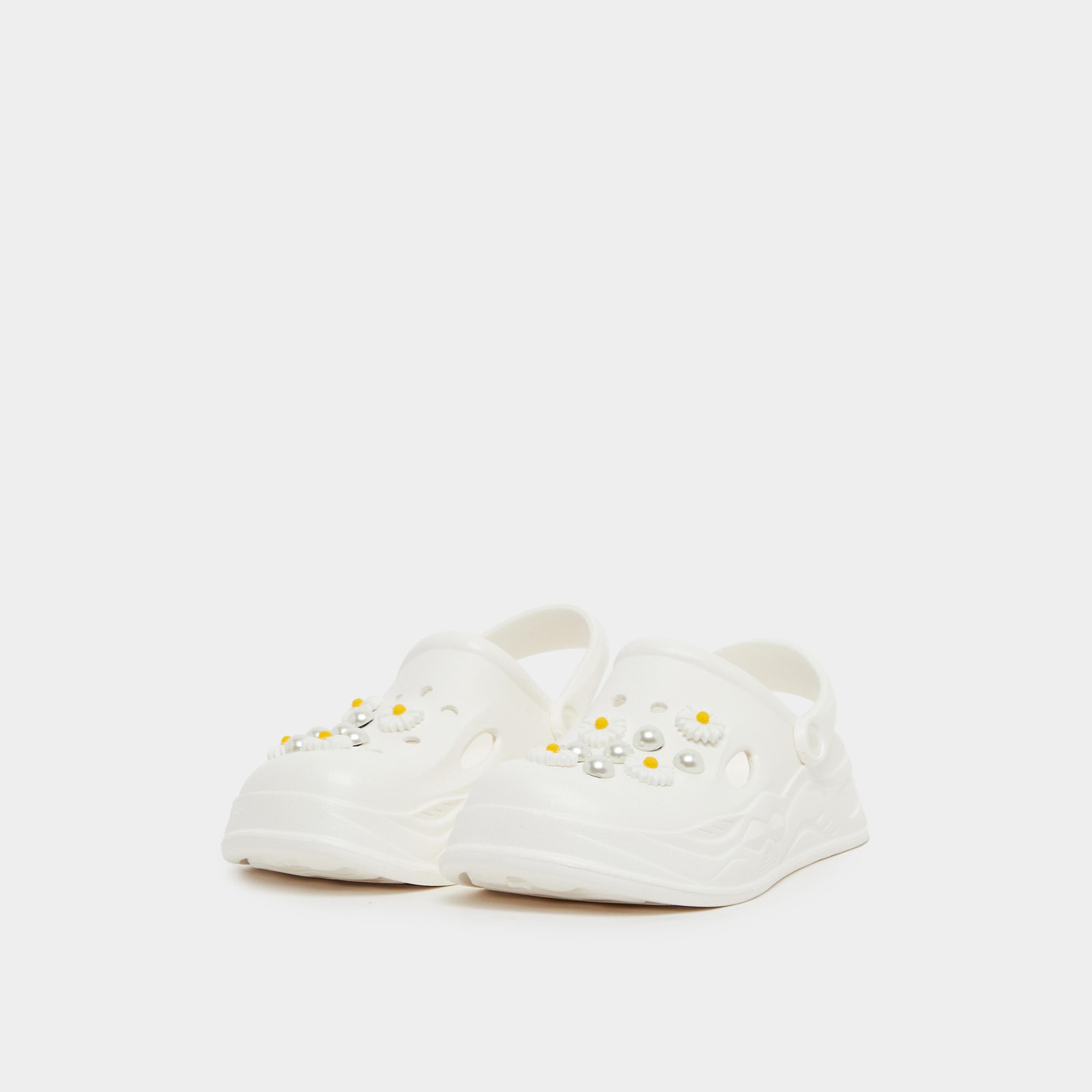 Styli Embellished Clogs With Backstrap-women-shoes-sandals-flats-image-2
