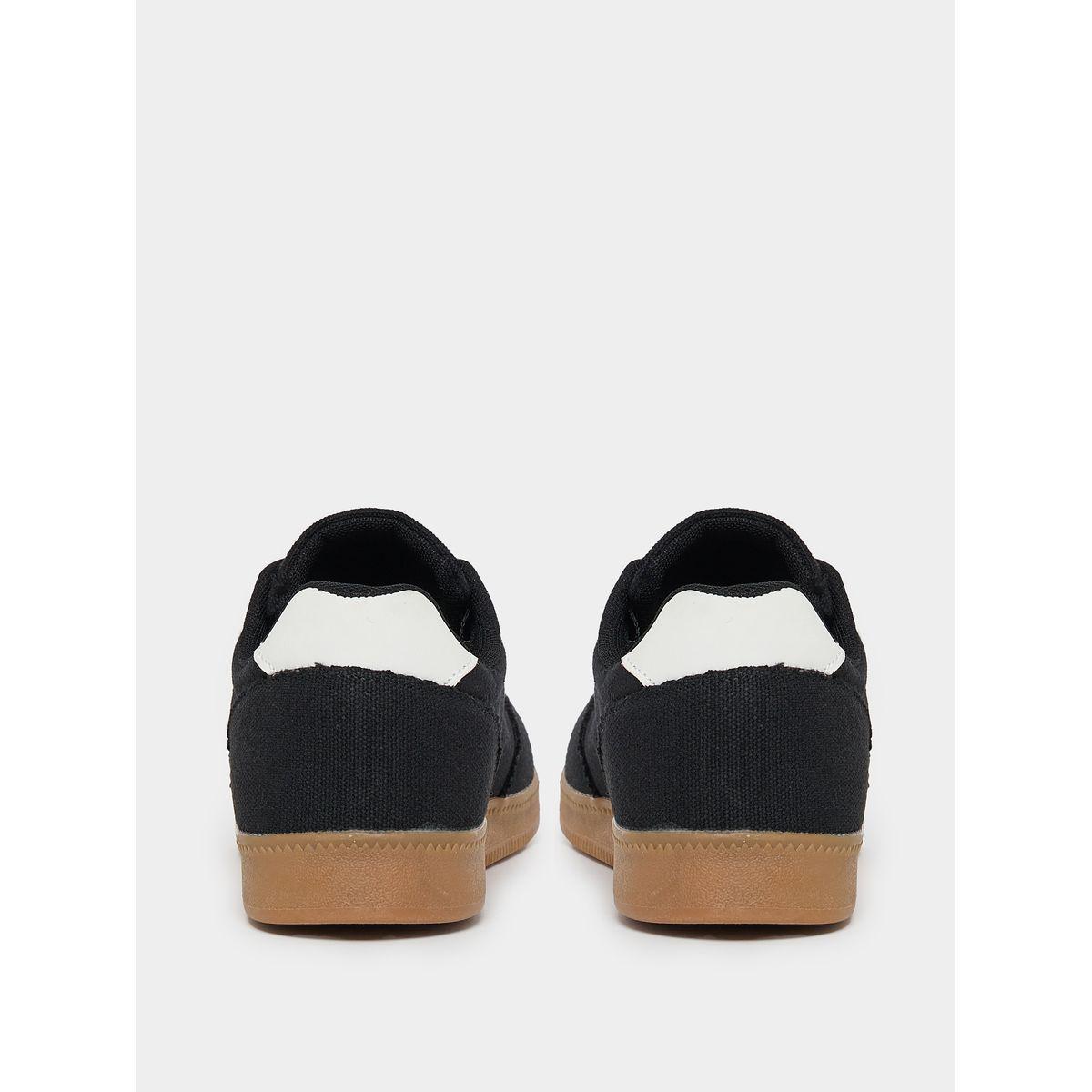 Contrast Panel Gum Sole Sneakers-women-shoes-sneakers-image-5