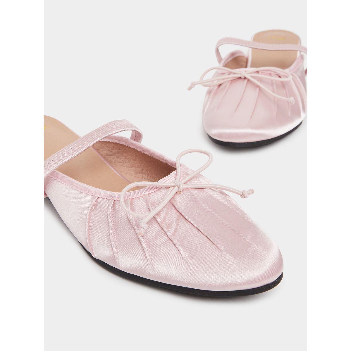 Bow Detail Almond Toe Mules-women-shoes-flats-mules-image-3