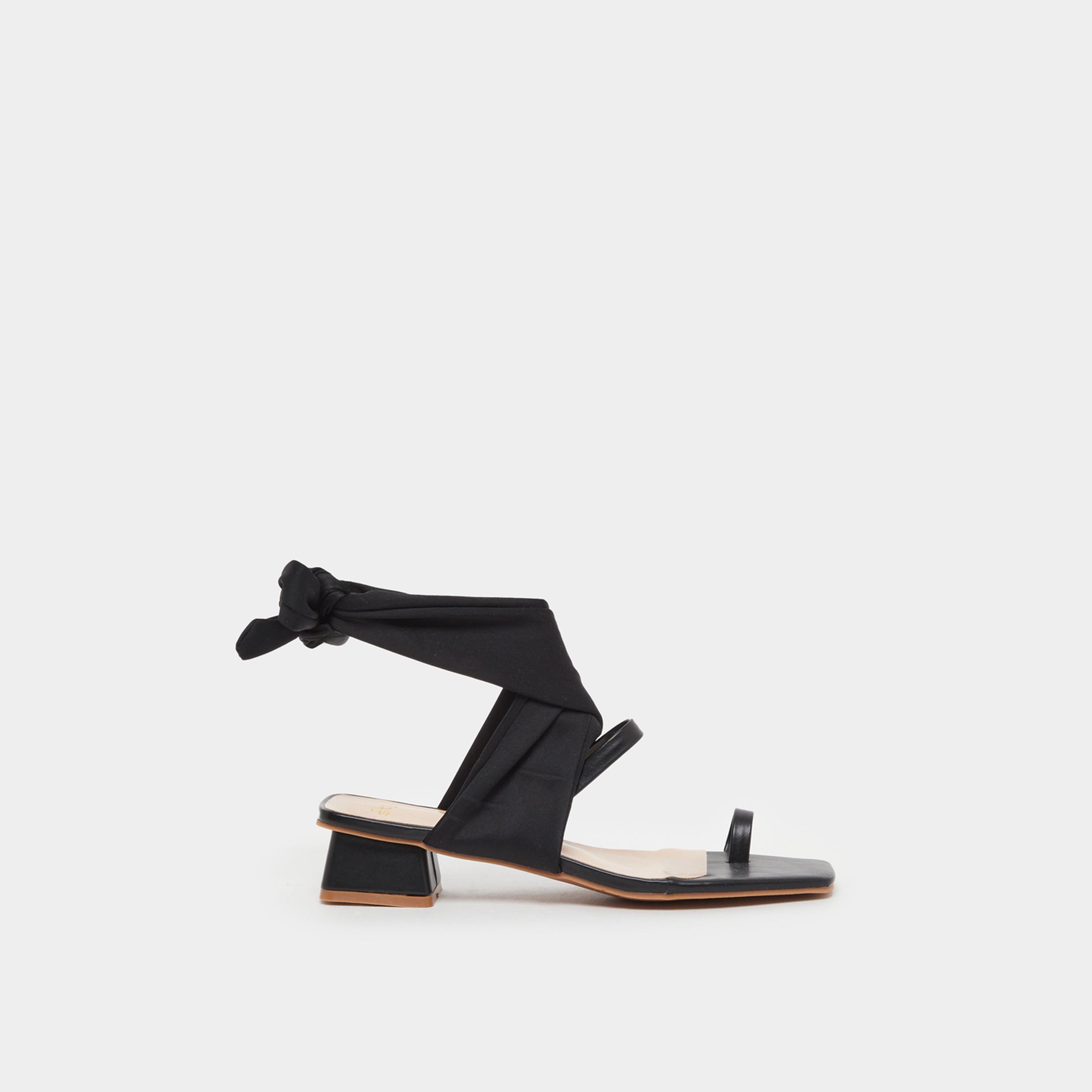 Styli Strappy Block Heel Sandals-women-shoes-sandals-heeled-image-1