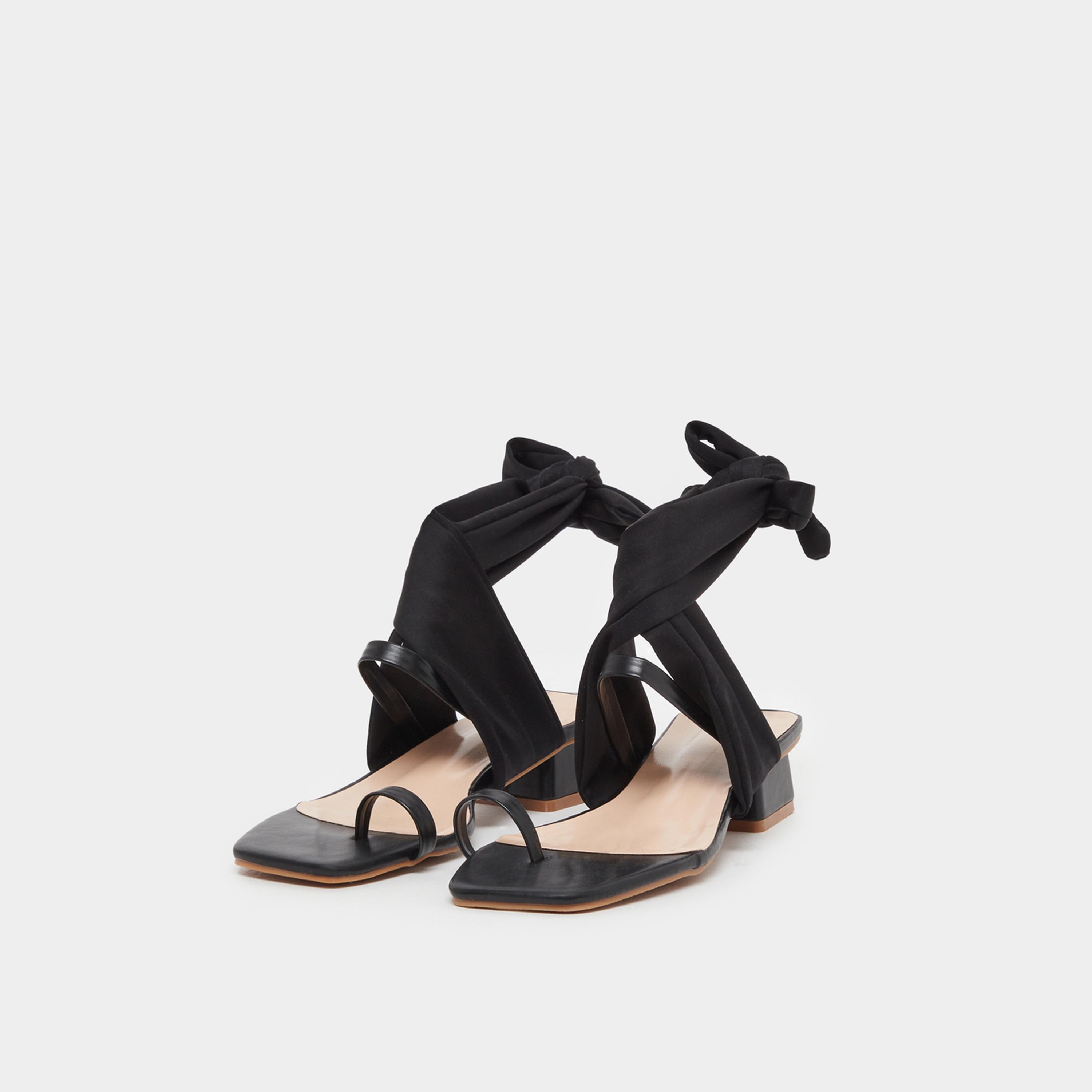 Styli Strappy Block Heel Sandals-women-shoes-sandals-heeled-image-2