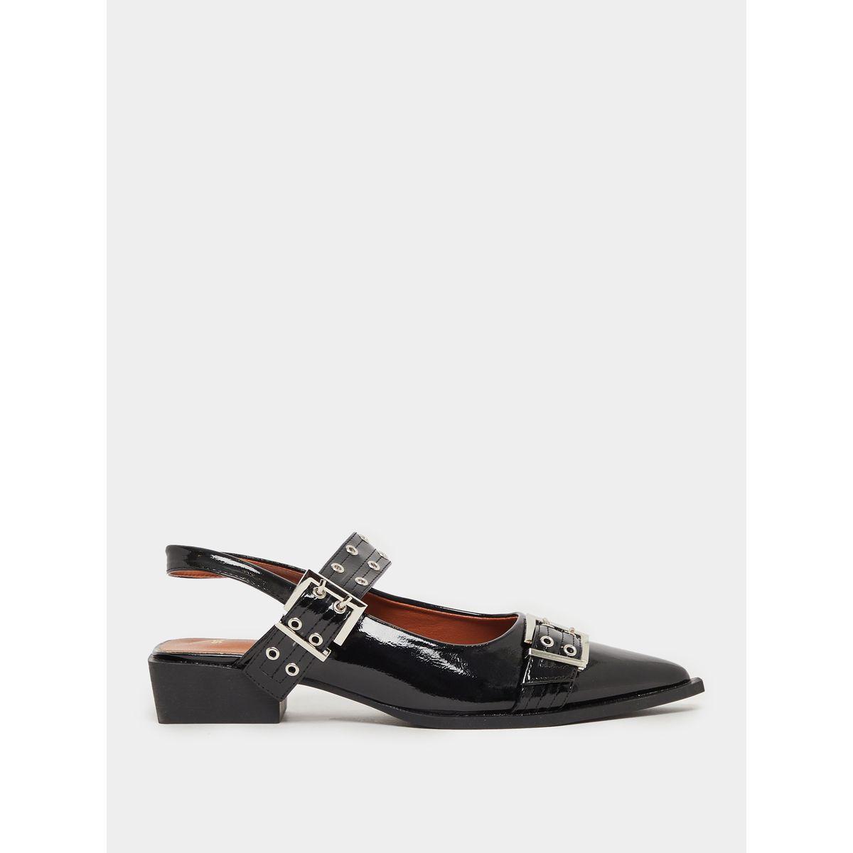 حذاء كاجوال بمقدمة مدببة وكعب سميك-women-shoes-loafersandmoccasins-image-1