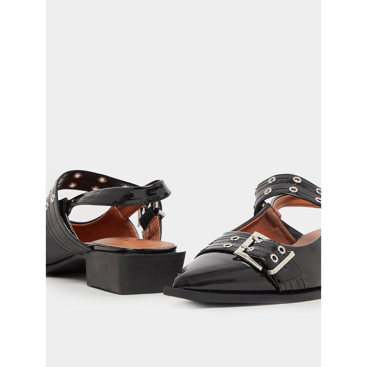 حذاء كاجوال بمقدمة مدببة وكعب سميك-women-shoes-loafersandmoccasins-image-3