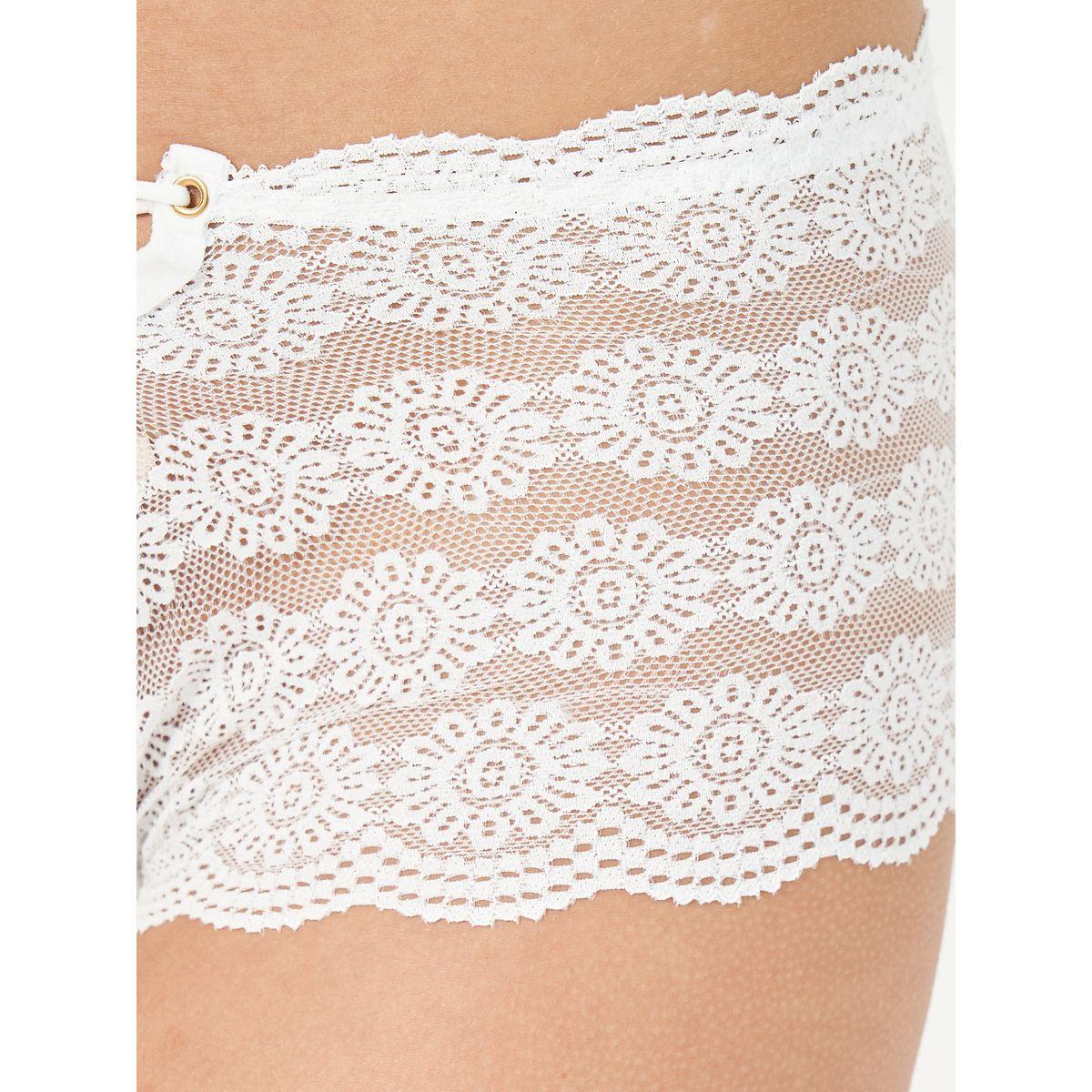 سروال داخلي بنمط شورت مع أربطة-women-clothing-lingerie-panties-image-2