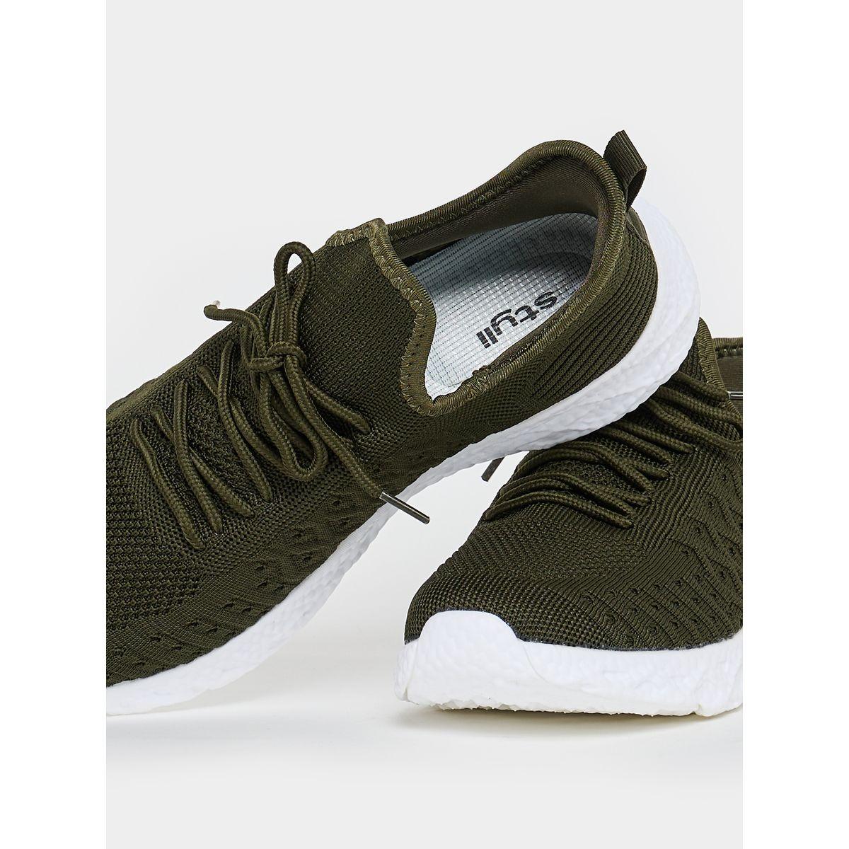 Knitted Lace Up Sneakers-women-shoes-sneakers-image-4
