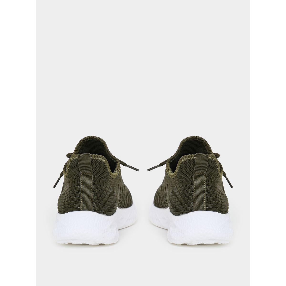 Knitted Lace Up Sneakers-women-shoes-sneakers-image-5