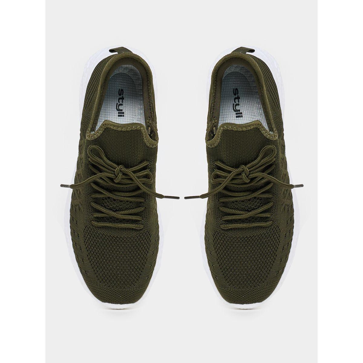 Knitted Lace Up Sneakers-women-shoes-sneakers-image-6