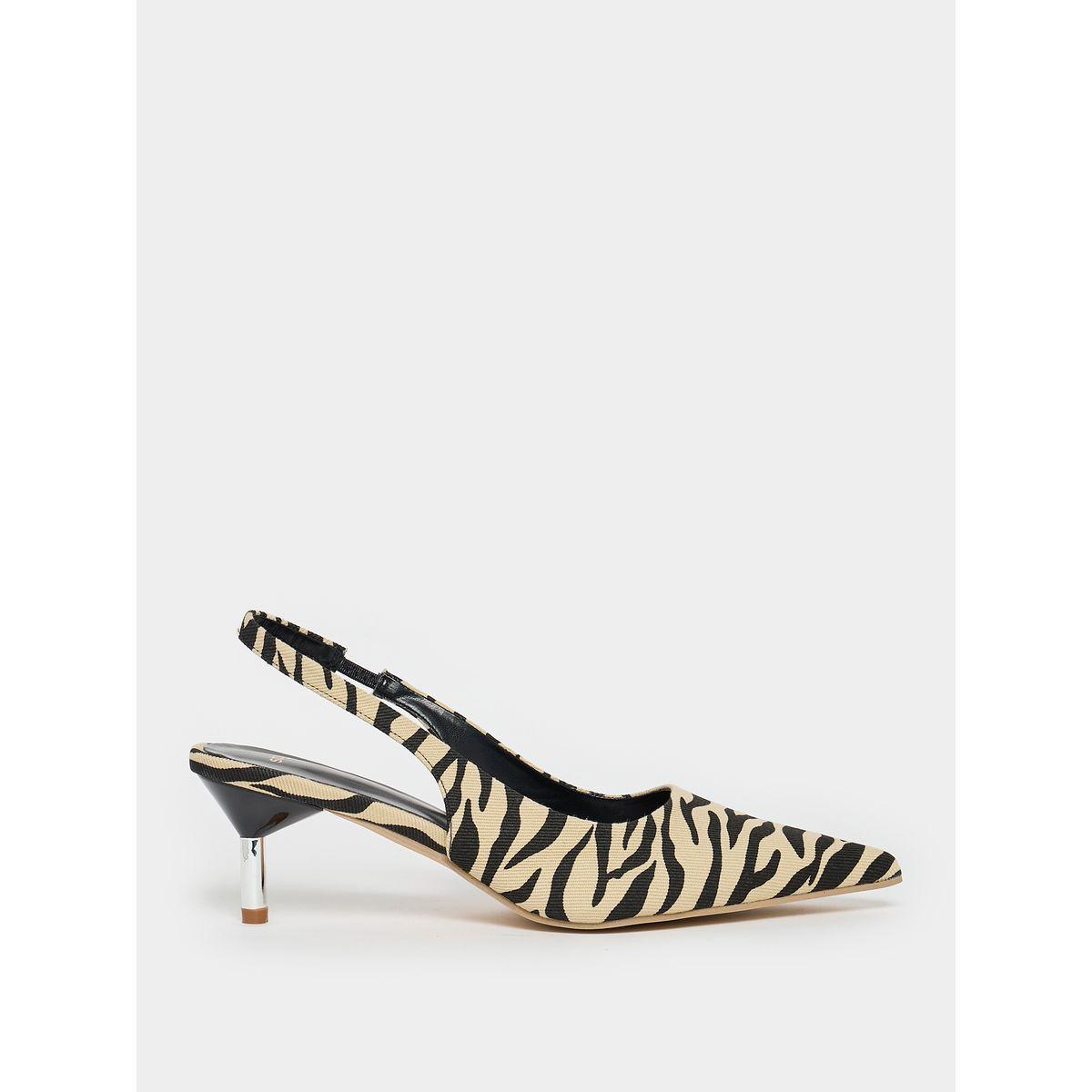 Styli Zebra Print Slingback Pumps-women-shoes-loafersandmoccasins-image-2