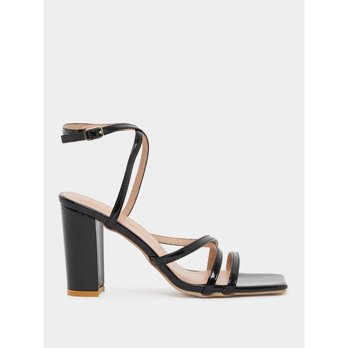 صندل بكعب سميك وسيور كروس-women-shoes-sandals-heeled-image-1