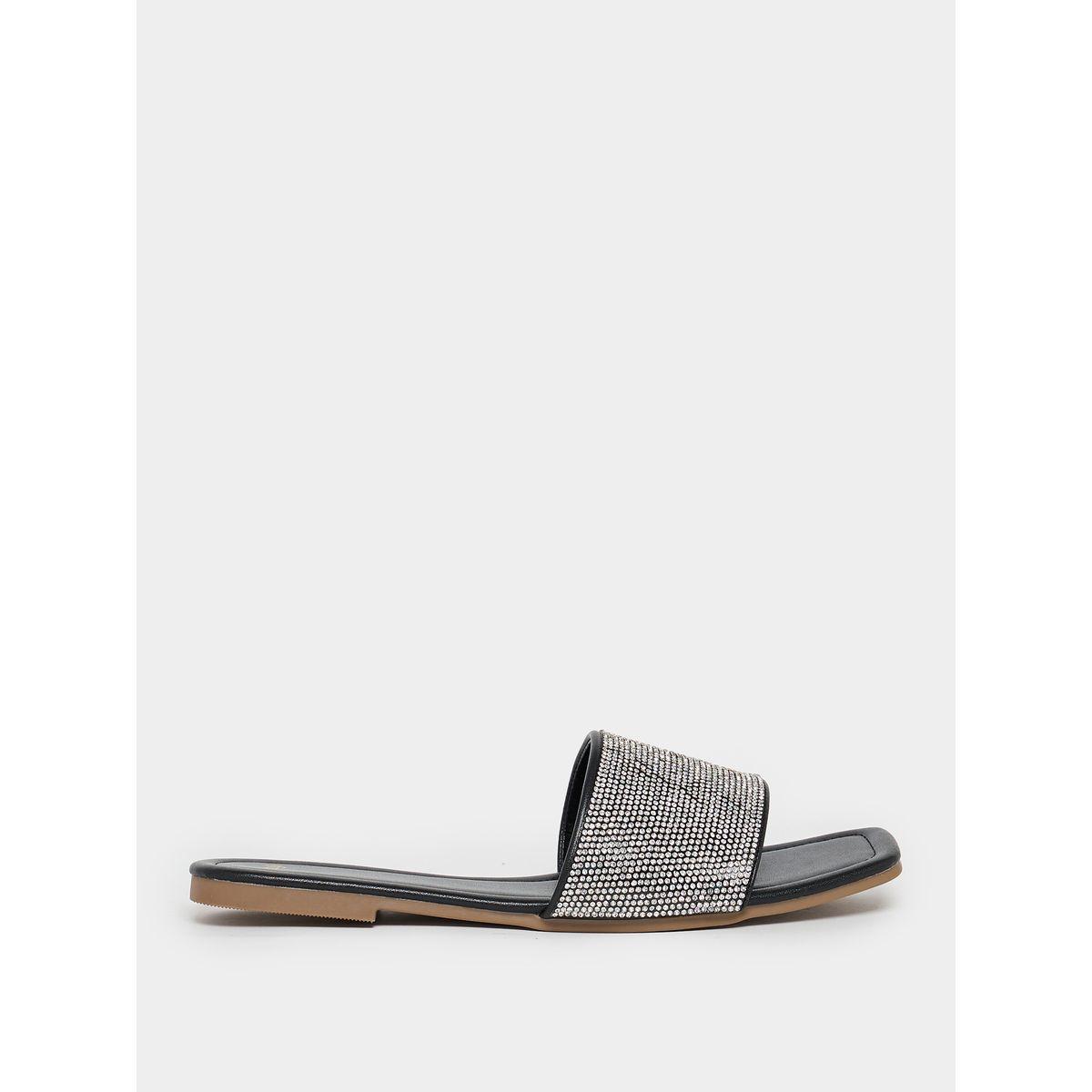 Embellished Strap Flat Sandals-women-shoes-sandals-flats-image-2