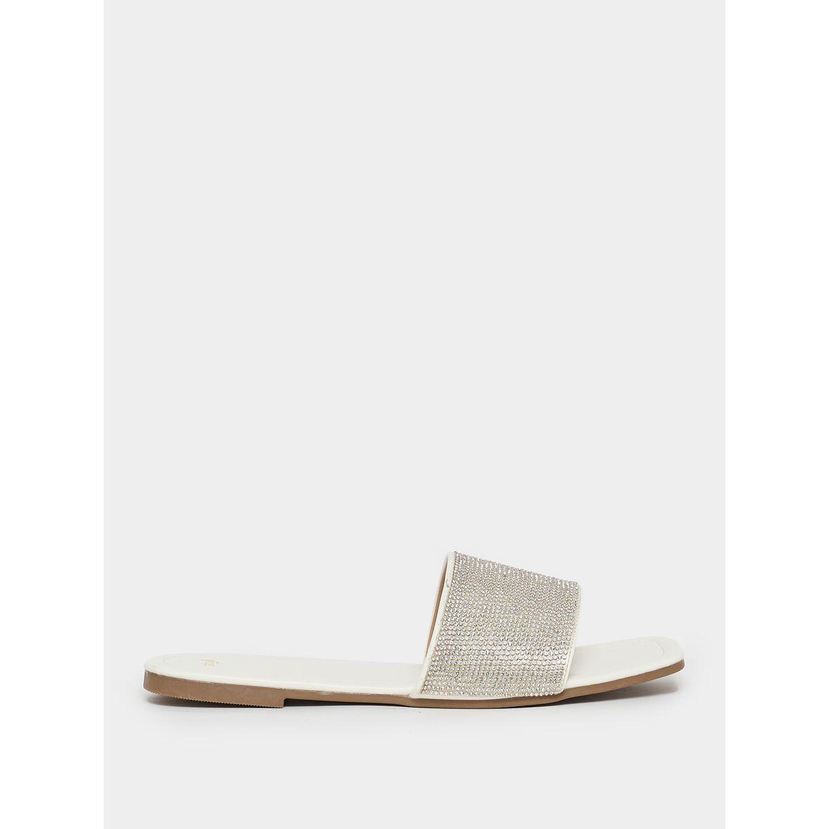 Embellished Strap Flat Sandals-women-shoes-sandals-heeled-image-2