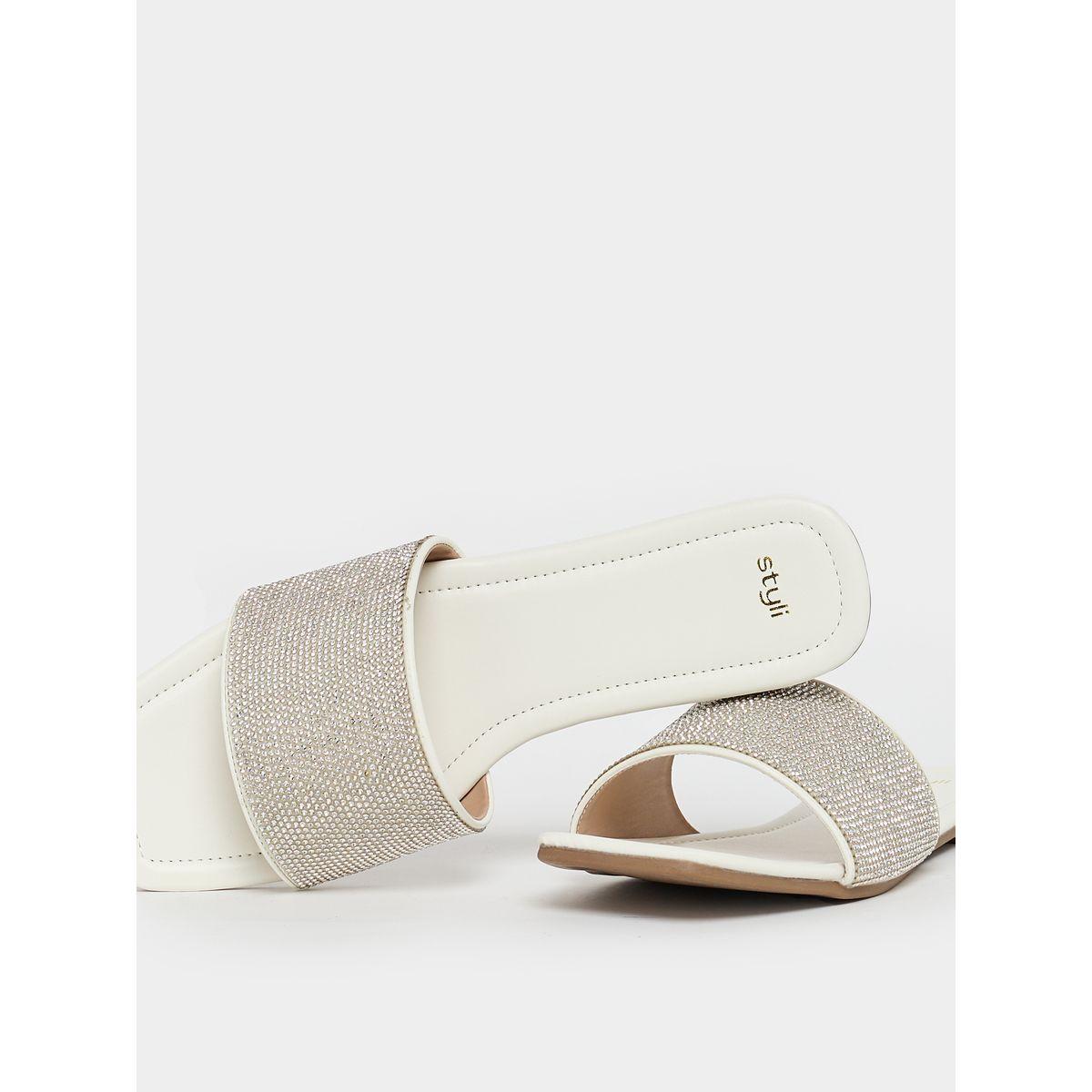 صندل فلات بسير منمق-women-shoes-sandals-heeled-image-4