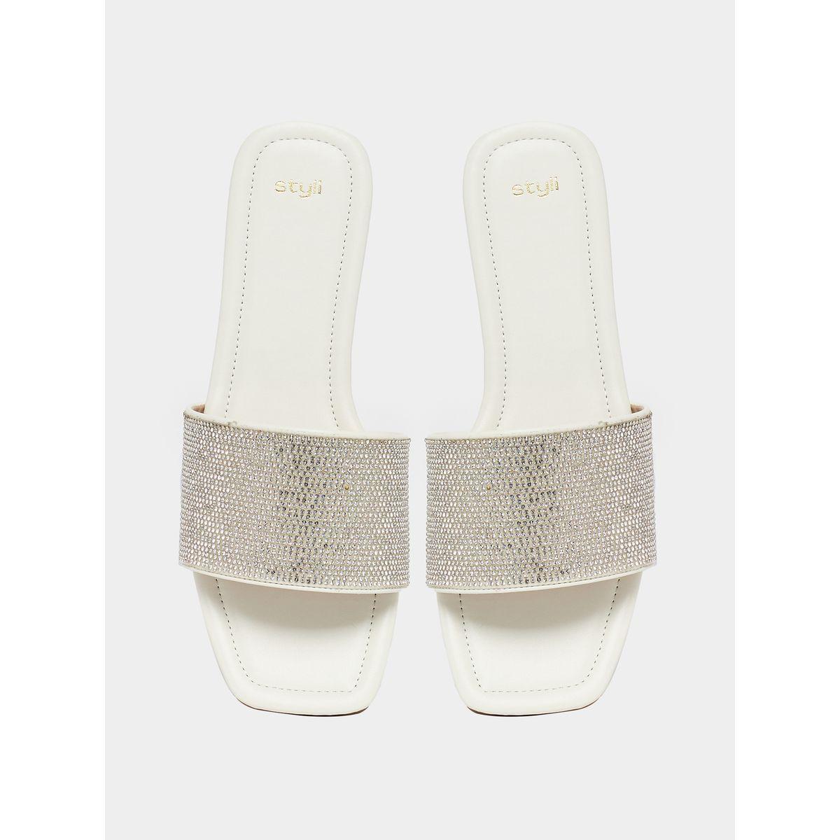 صندل فلات بسير منمق-women-shoes-sandals-heeled-image-2