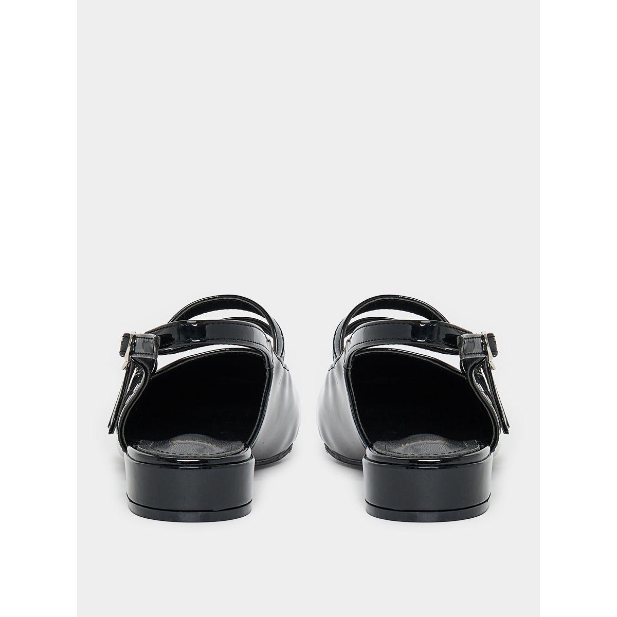Styli Buckled Strap Patent Casual Shoes-women-shoes-flats-moccasins-image-5