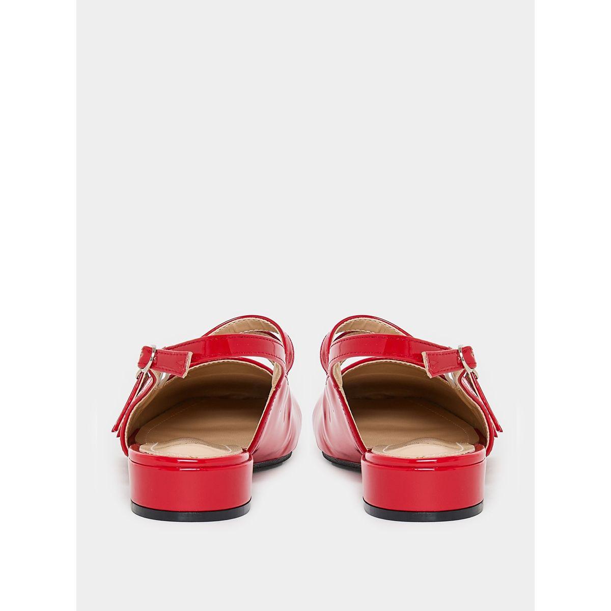 Buckled Strap Patent Casual Shoes-women-shoes-loafersandmoccasins-image-5