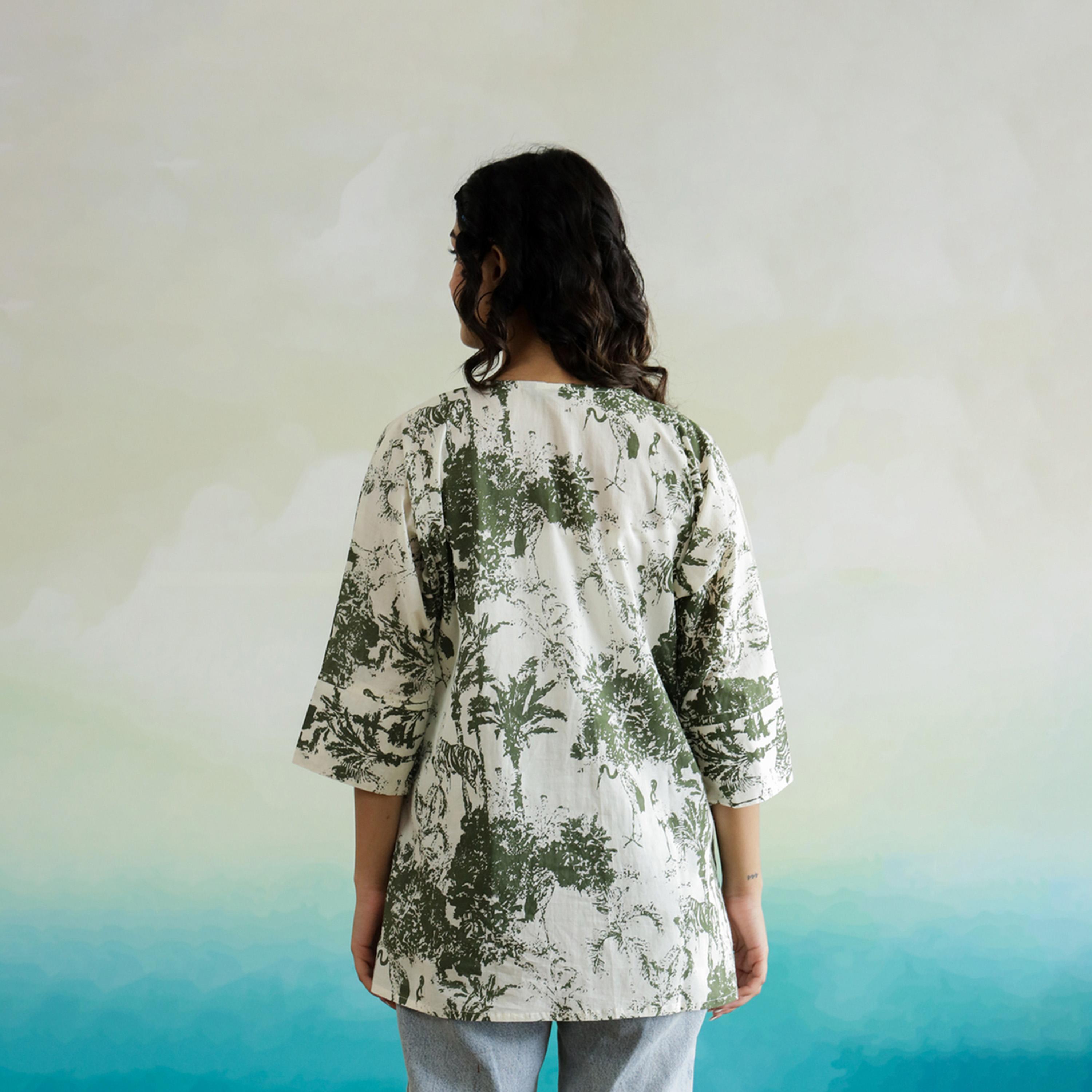Sanskrutihomes X Styli All-Over Floral Print V-Neck Cotton Top-women-clothing-shirtsandblouses-blouses-image-2
