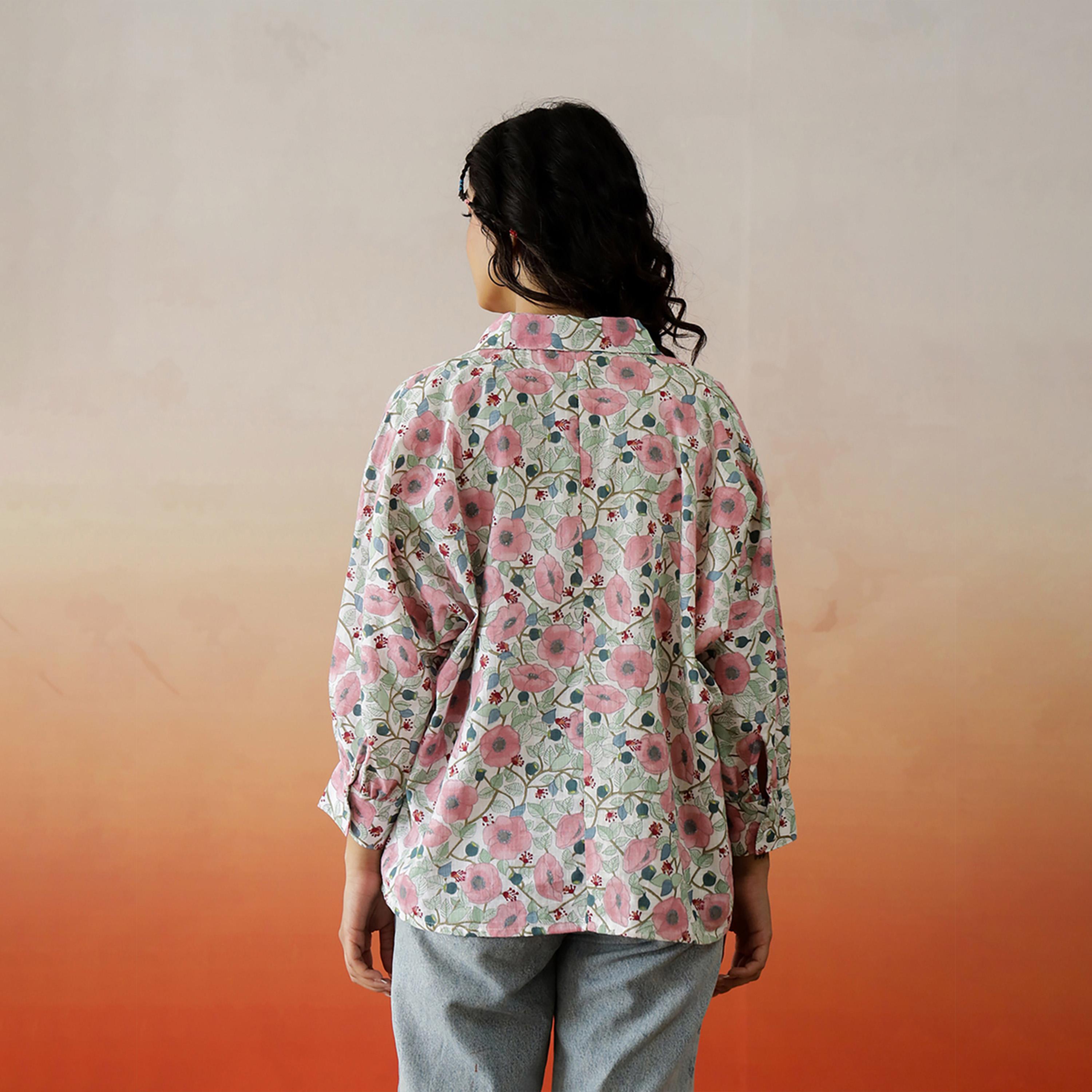 Sanskrutihomes X Styli Floral Printed Cotton Top-women-clothing-shirtsandblouses-blouses-image-2