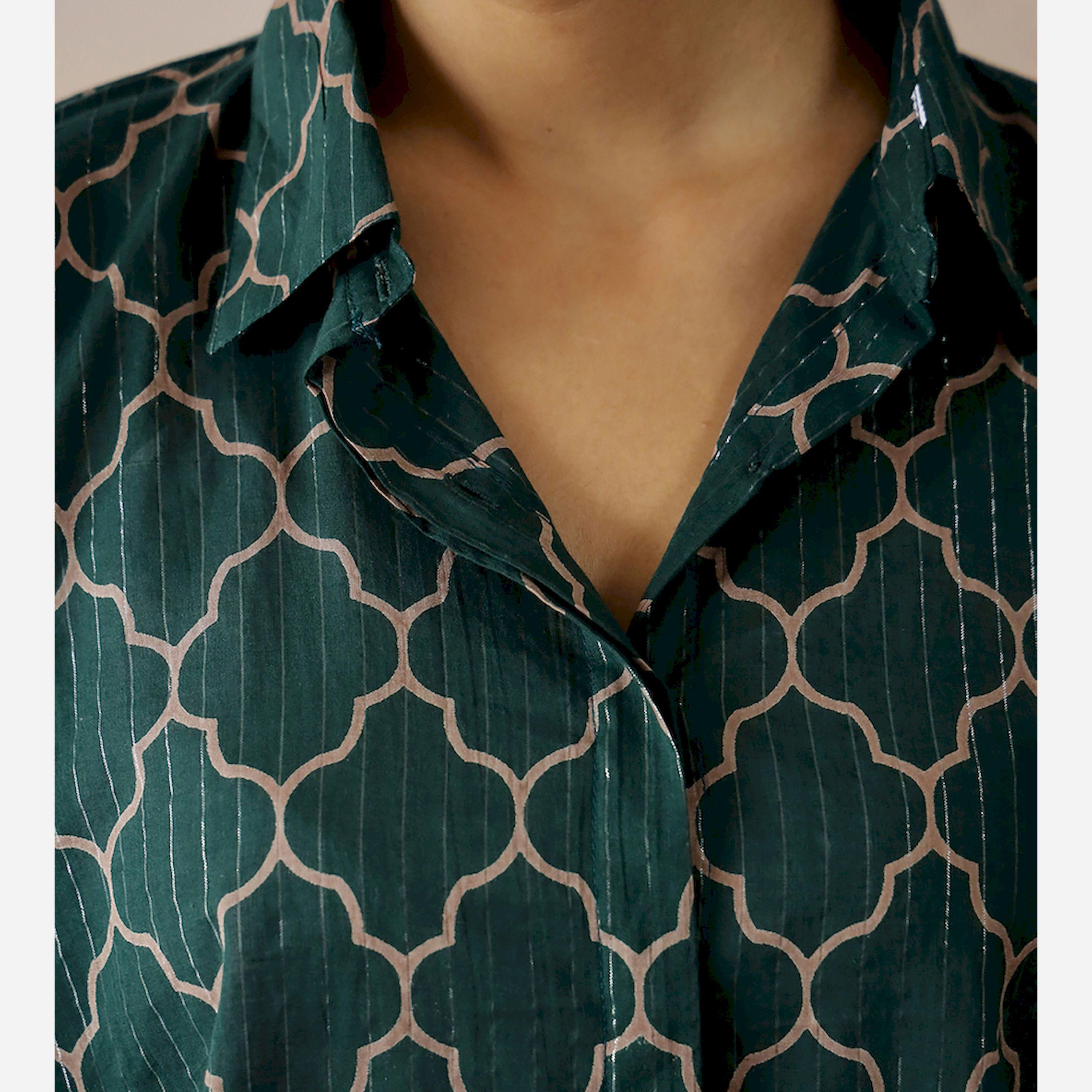سانسكروتي هومز × ستايلي - بلوزة نسائية مطبوعة من القطن-women-clothing-shirtsandblouses-blouses-image-6