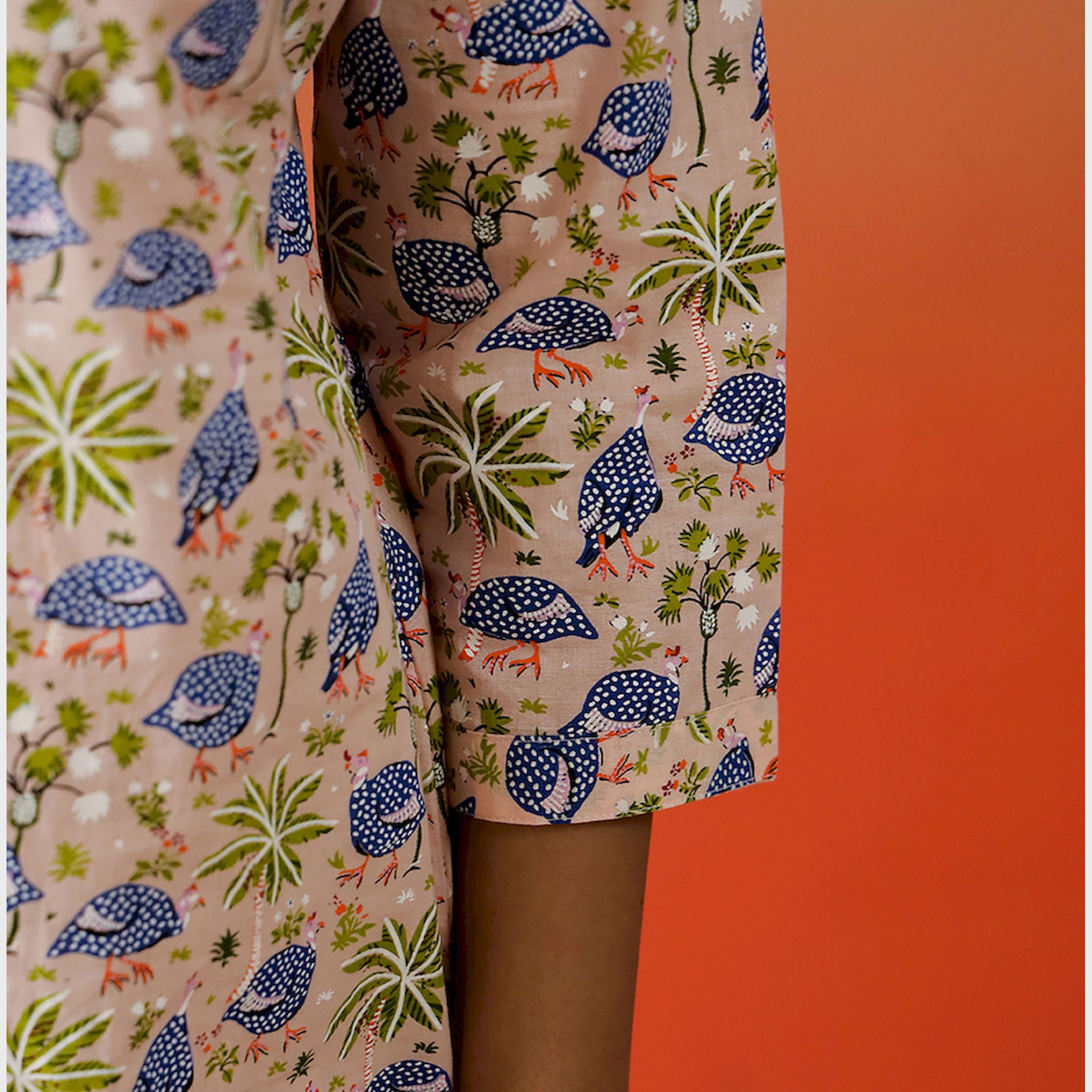 Sanskrutihomes X Styli All-Over Floral Print Notch Neck Top-women-clothing-ethnicwear-kurtas-image-6