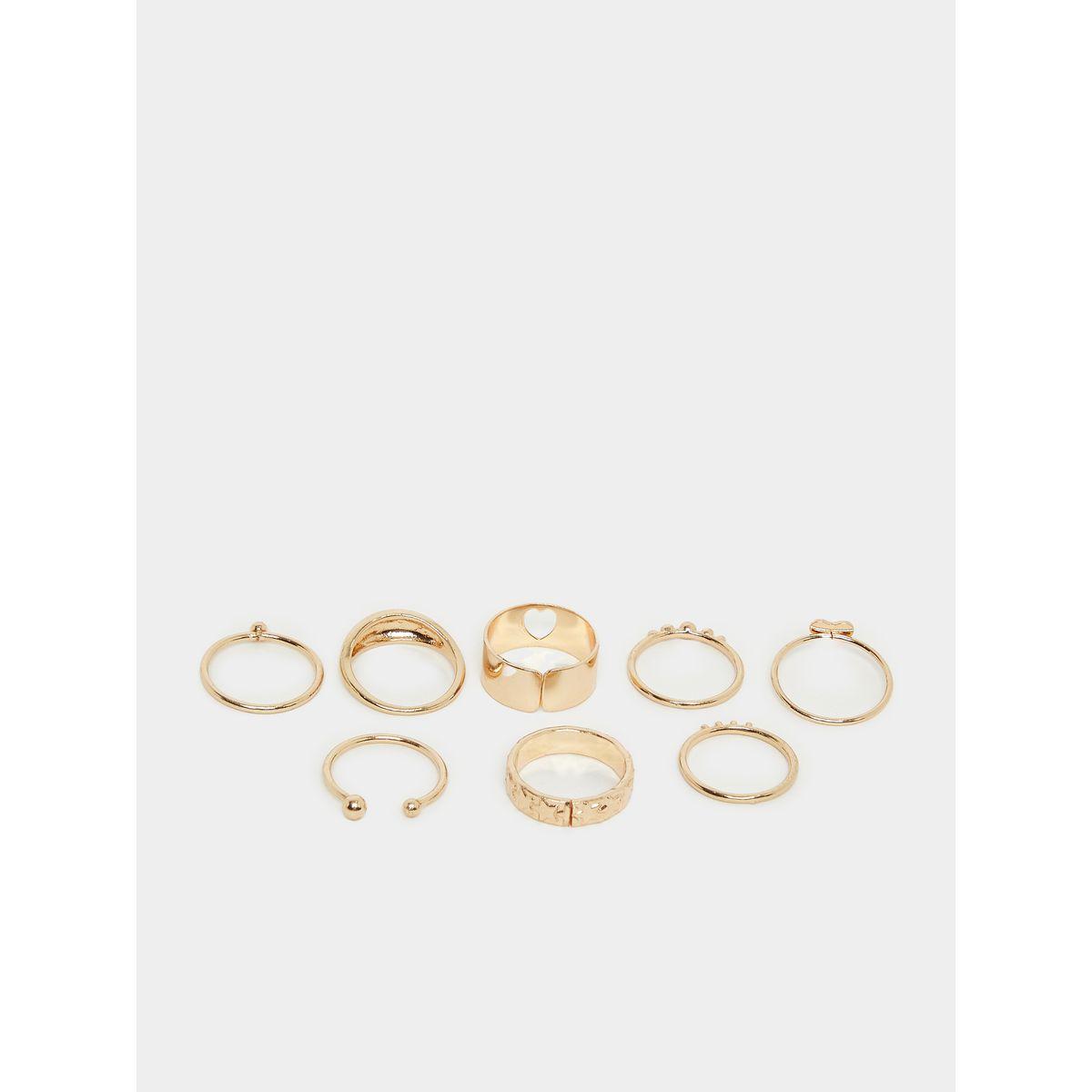 Set of 12 - Heart Accent Assorted Rings-women-watchesandjewellery-jewellery-rings-image-2