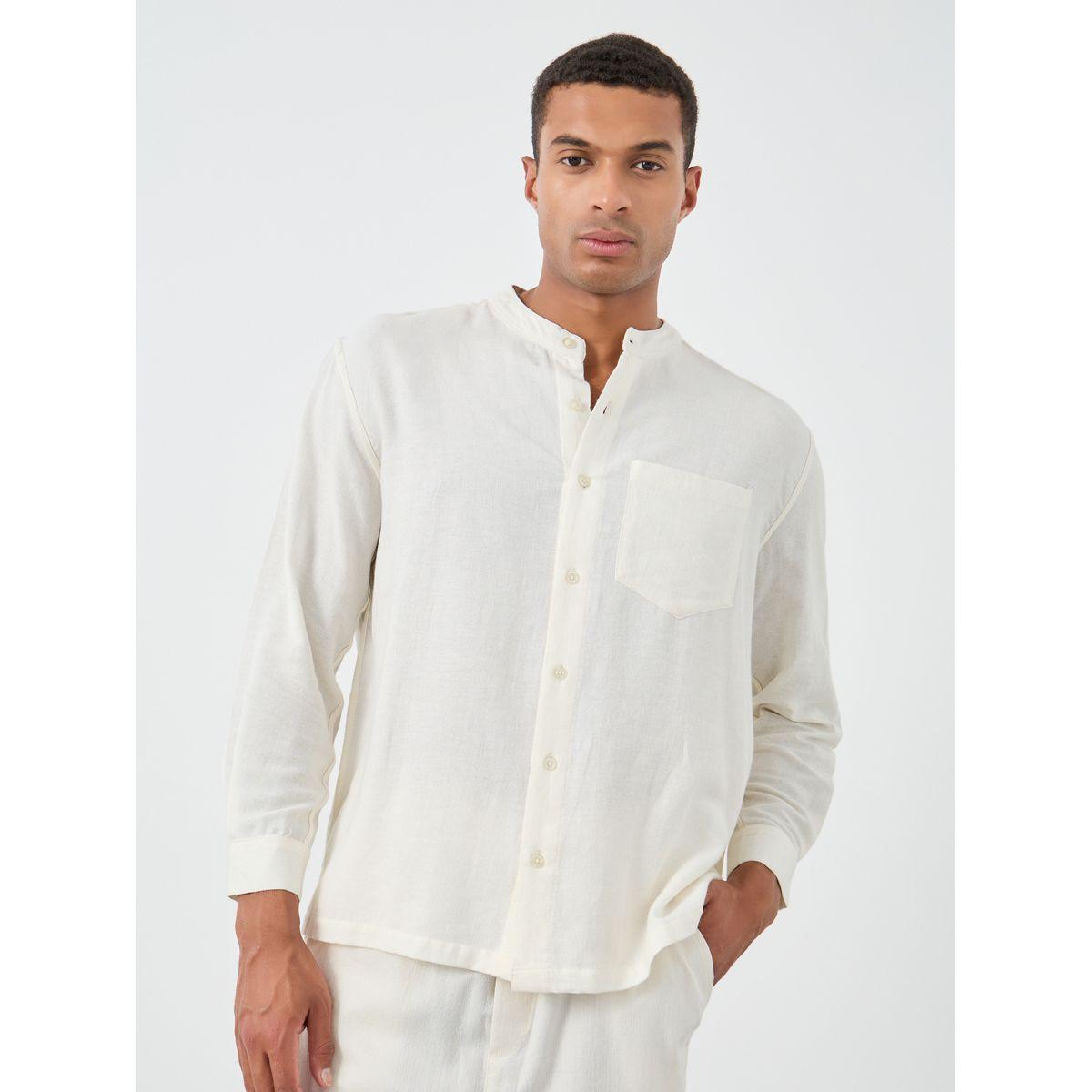 بلوزة بقصة مريحة وأكمام طويلة-men-clothing-shirts-image-3