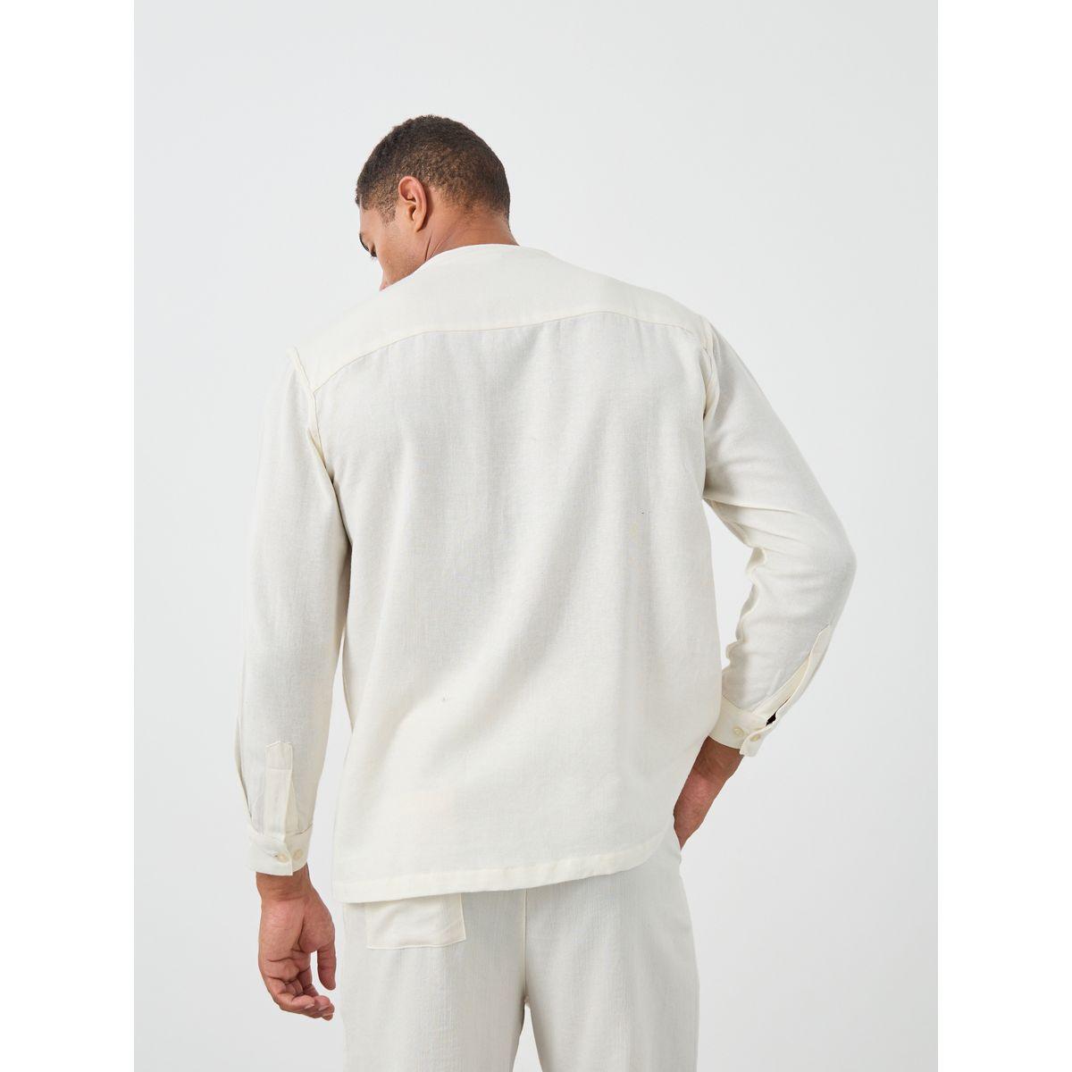 بلوزة بقصة مريحة وأكمام طويلة-men-clothing-shirts-image-5