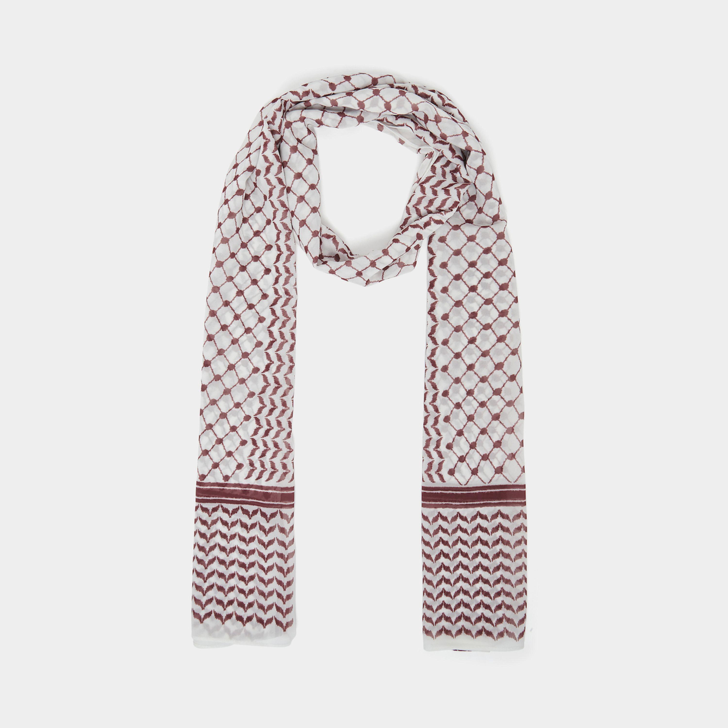Styli Palestinian Print Scarf-women-arabicclothing-headscarf-hijab-image-1