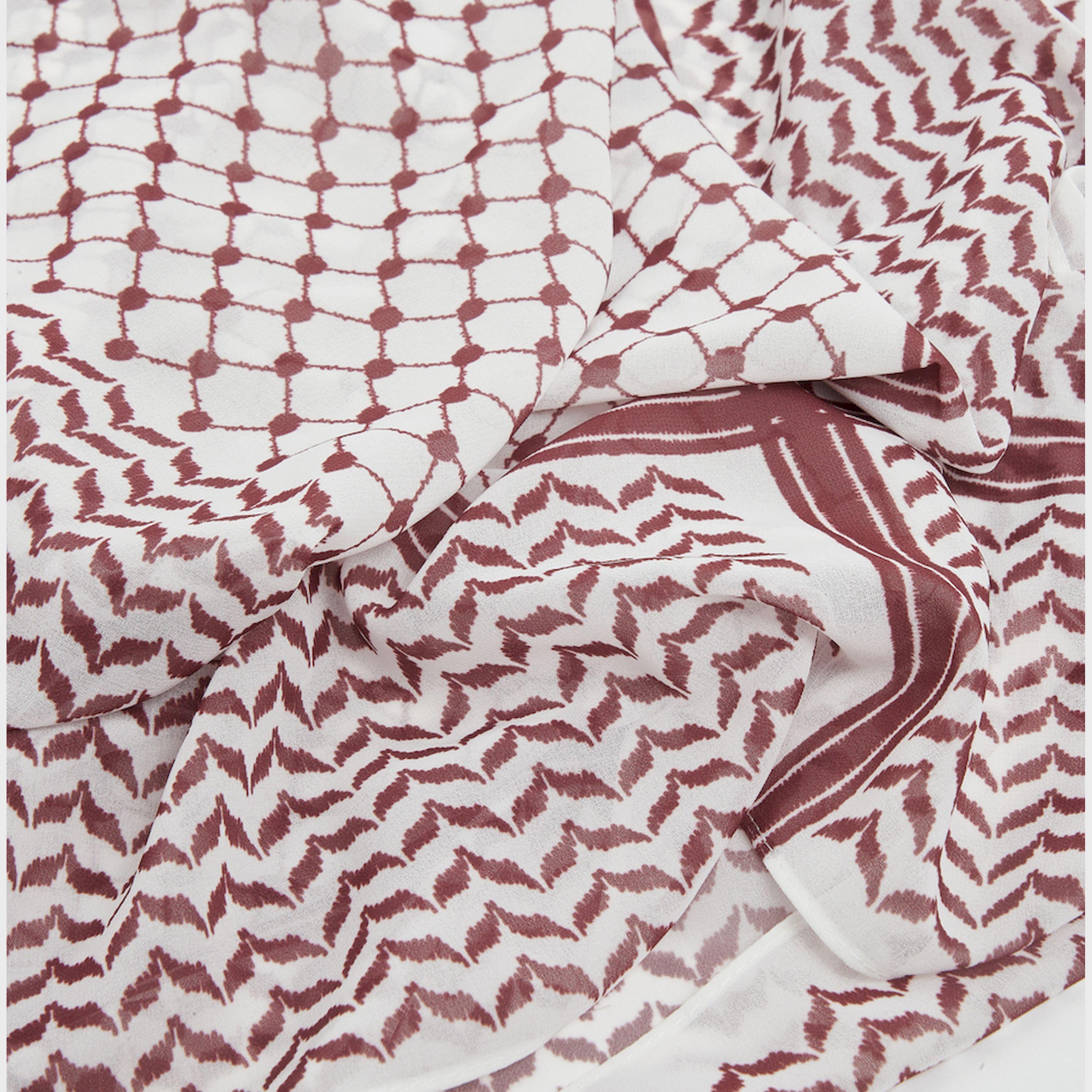 Styli Palestinian Print Scarf-women-arabicclothing-headscarf-hijab-image-2