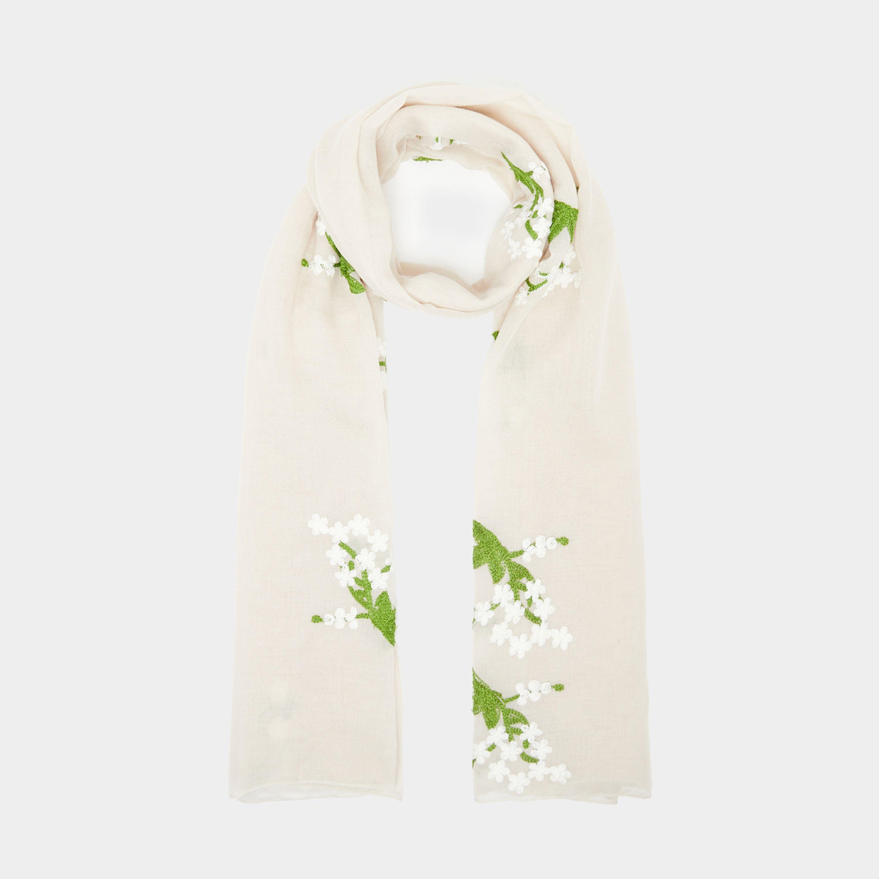 ستايلي - حجاب قطني مطرز بالورود-women-clothingaccessories-scarves-image-1