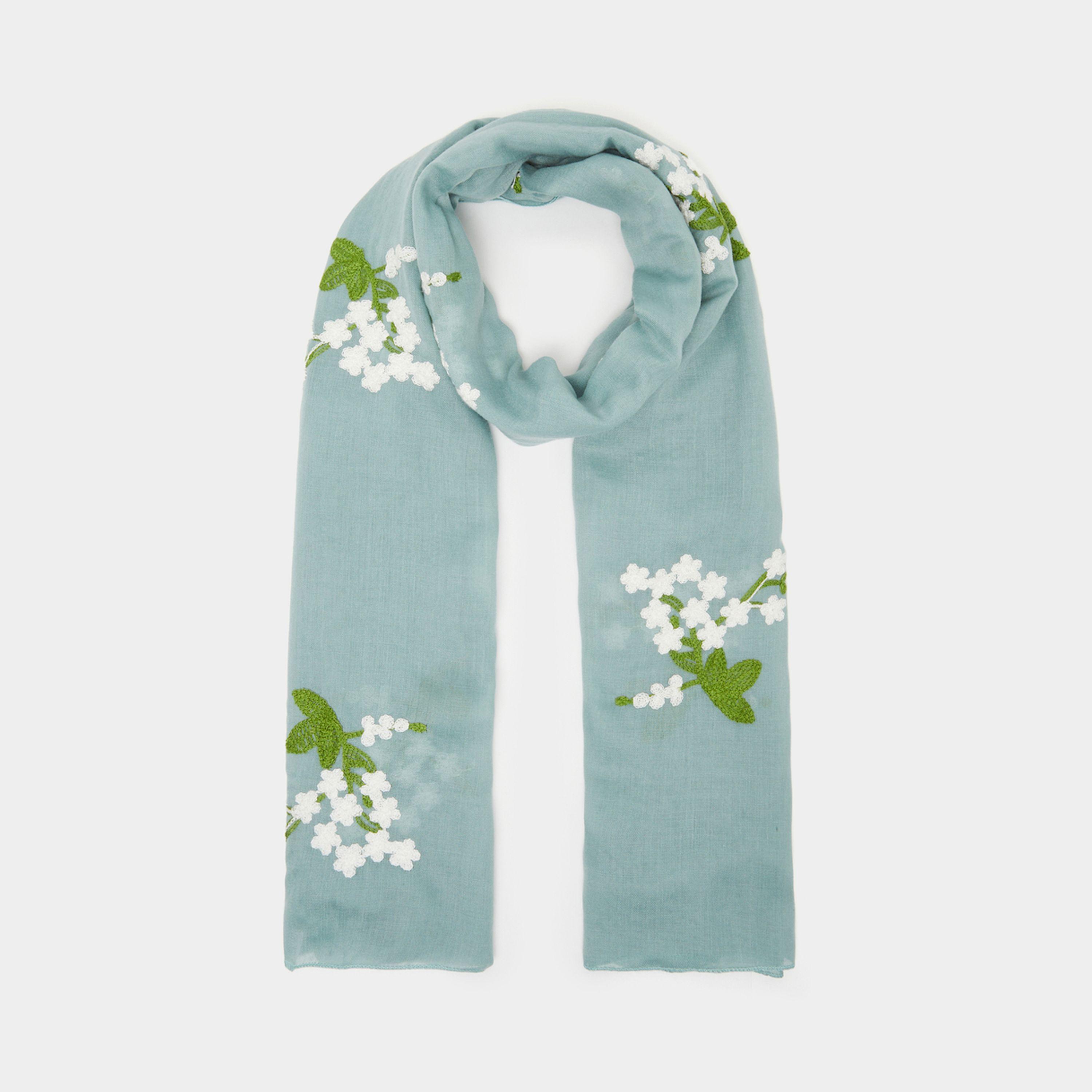 Styli Floral Embroidered Cotton Hijab-women-clothingaccessories-scarves-image-1