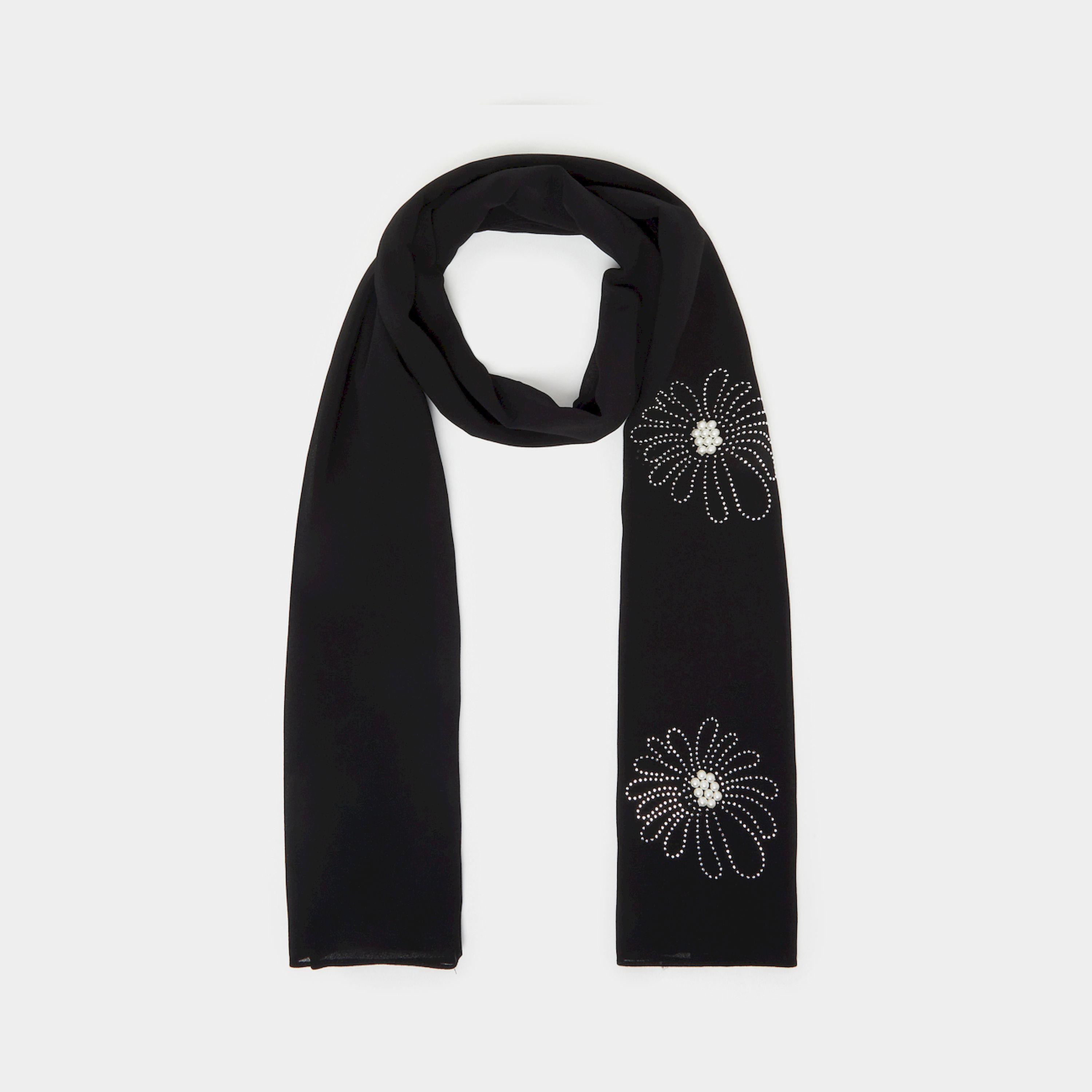 ستايلي - حجاب قطني مزين باللؤلؤ الصناعي-women-clothingaccessories-scarves-image-1