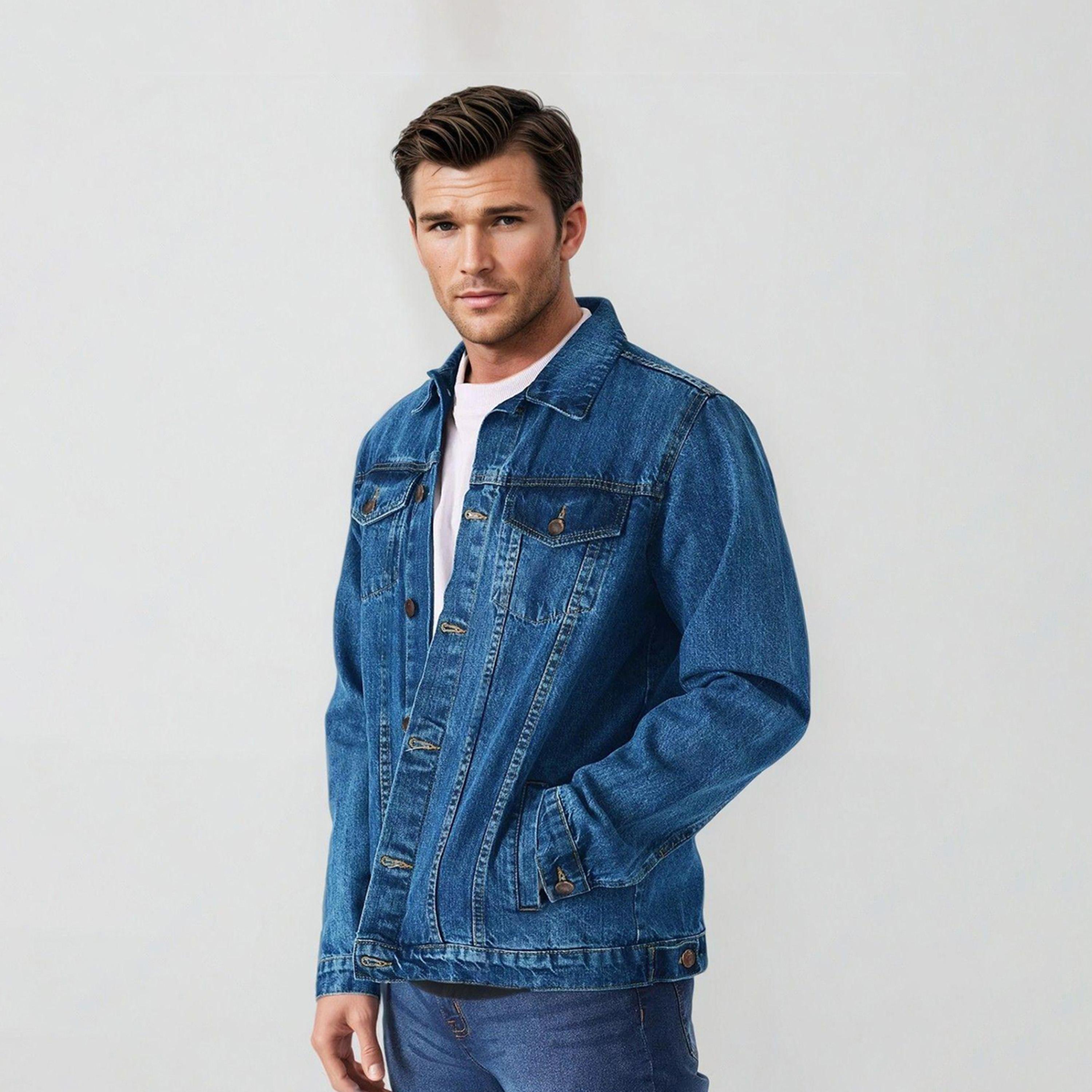 Kotty X Styli Mens Classic Long Sleeves Denim Jacket-men-clothing-jacketsandblazers-jackets-image-2