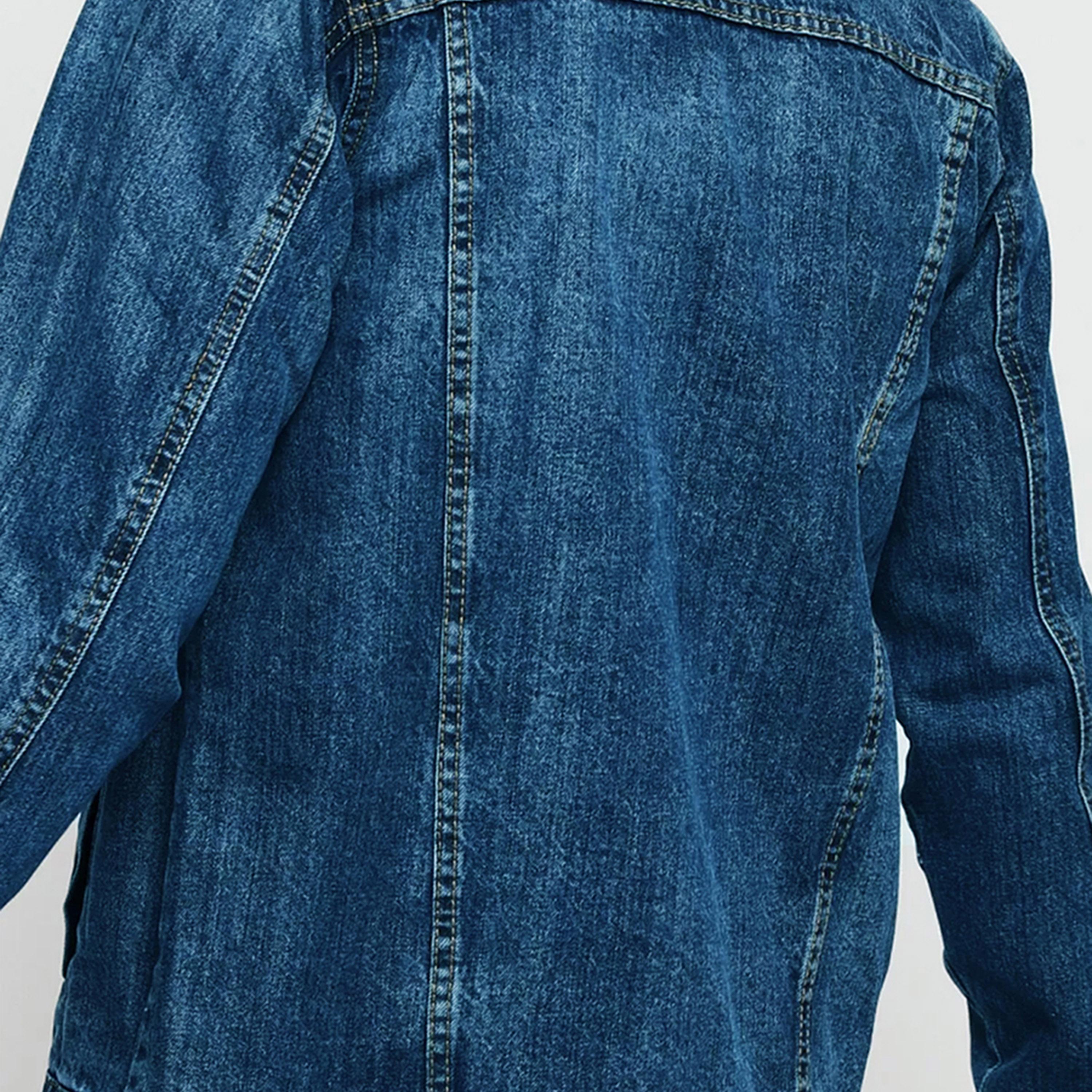 Kotty X Styli Mens Classic Long Sleeves Denim Jacket-men-clothing-jacketsandblazers-jackets-image-5