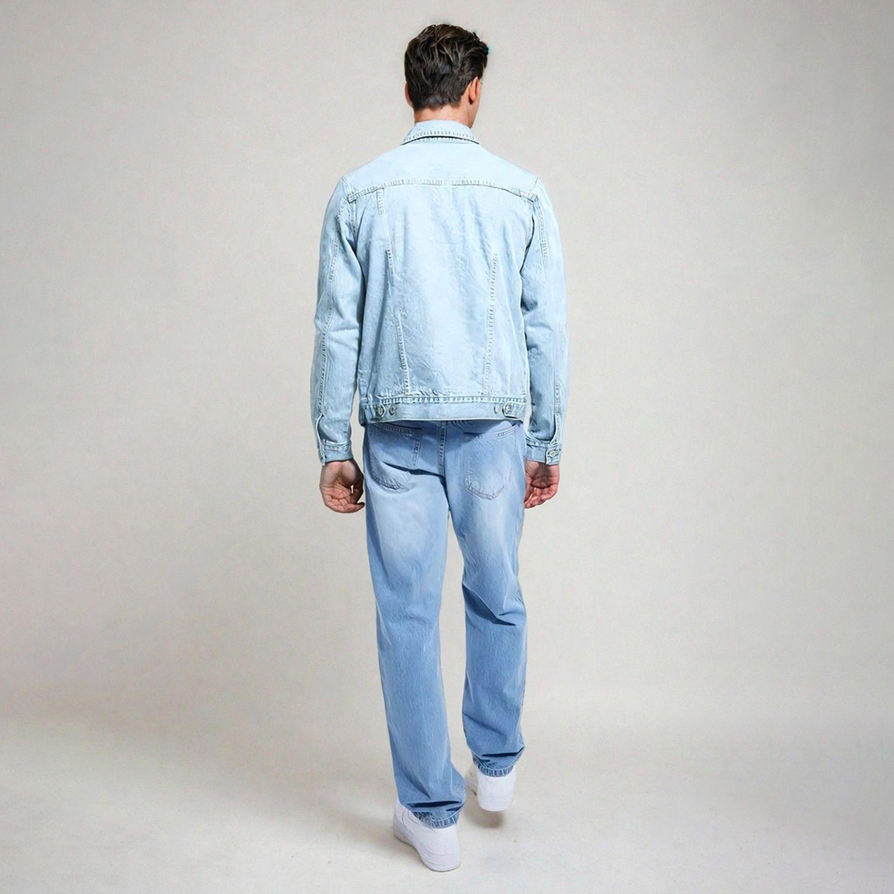 كوتي × ستايلي - جاكيت جينز كلاسيكي بأكمام طويلة للرجال-men-clothing-jacketsandblazers-jackets-image-4