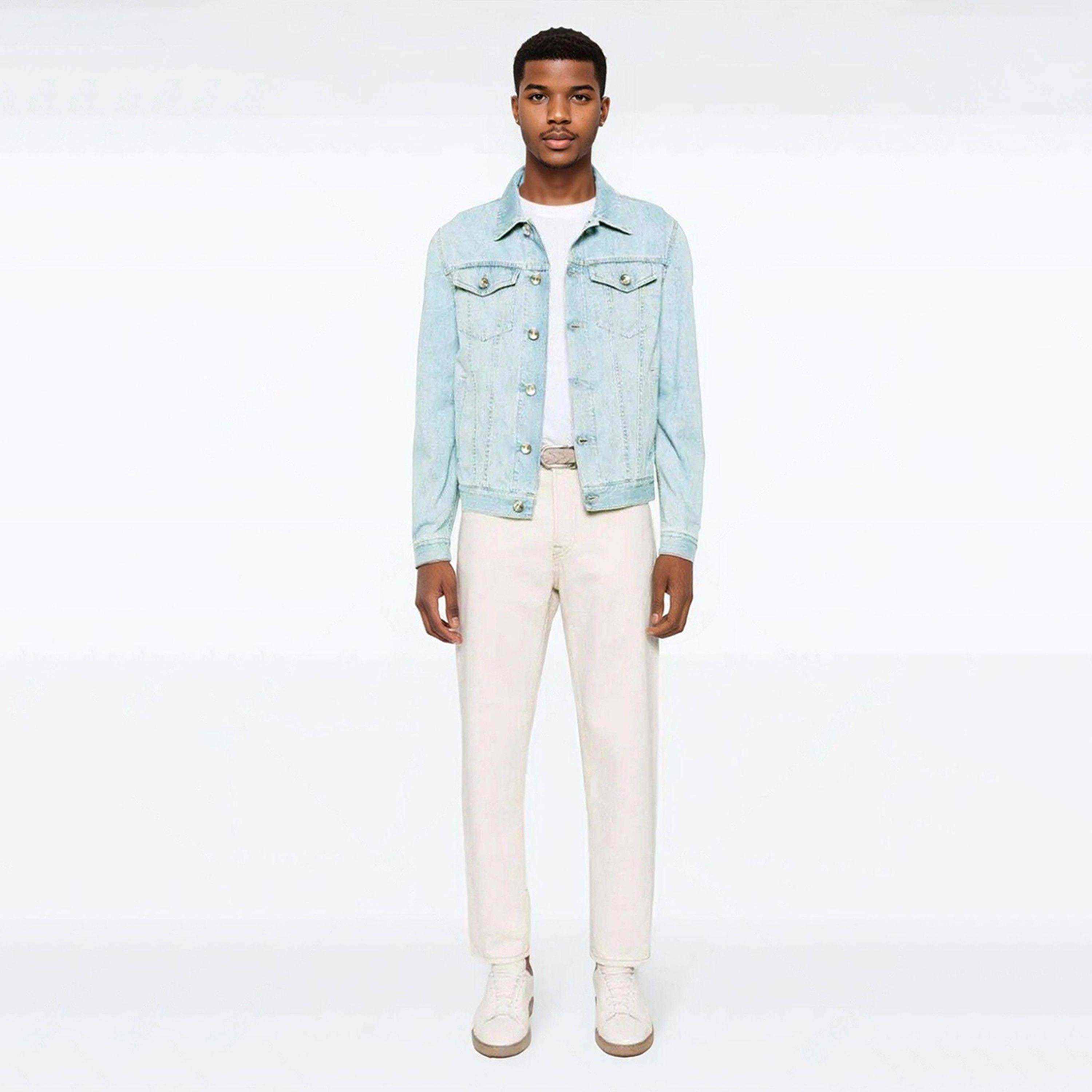 Kotty X Styli Mens Classic Long Sleeves Denim Jacket-men-clothing-jacketsandblazers-jackets-image-2