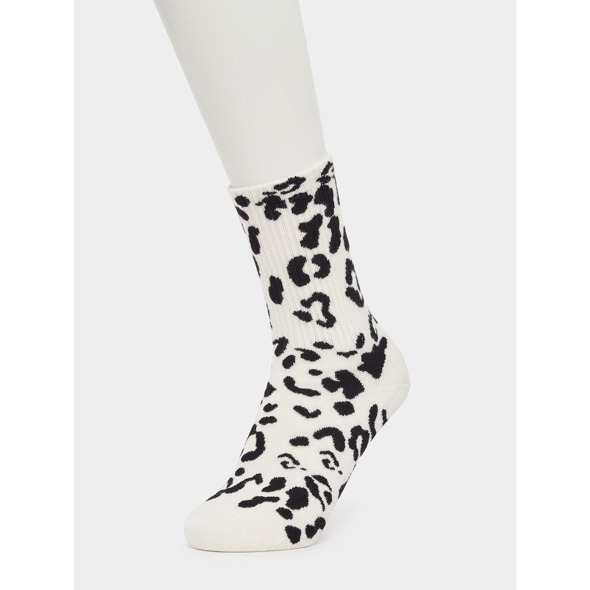 Styli Set of 5 - Animal Print Crew Socks-women-socksandstockings-image-10