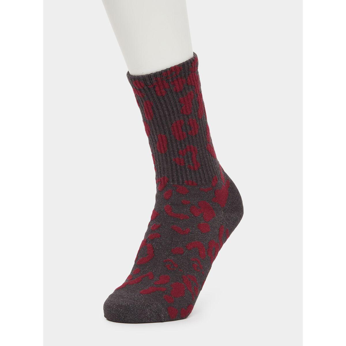 Styli Set of 5 - Animal Print Crew Socks-women-socksandstockings-image-2