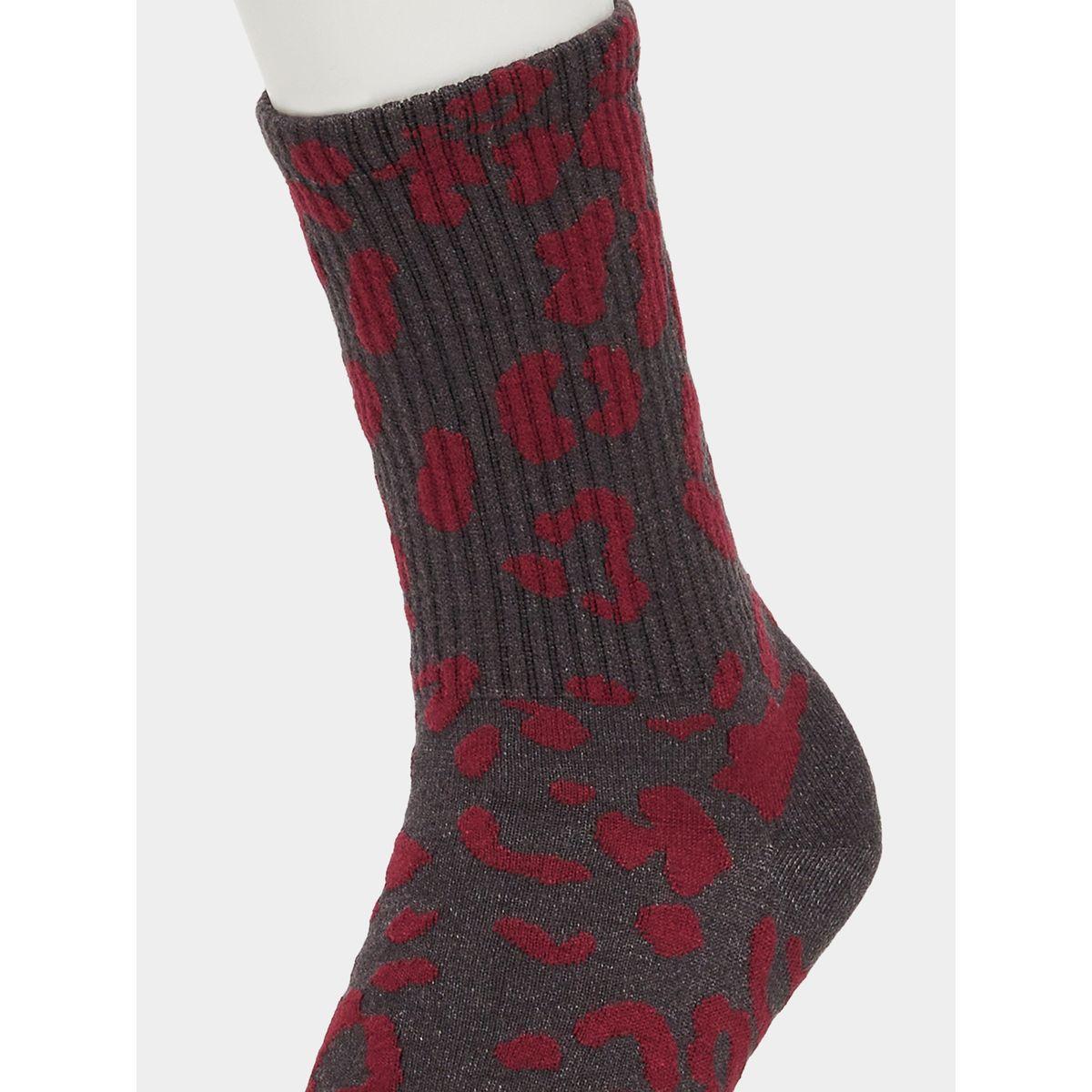 Styli Set of 5 - Animal Print Crew Socks-women-socksandstockings-image-3