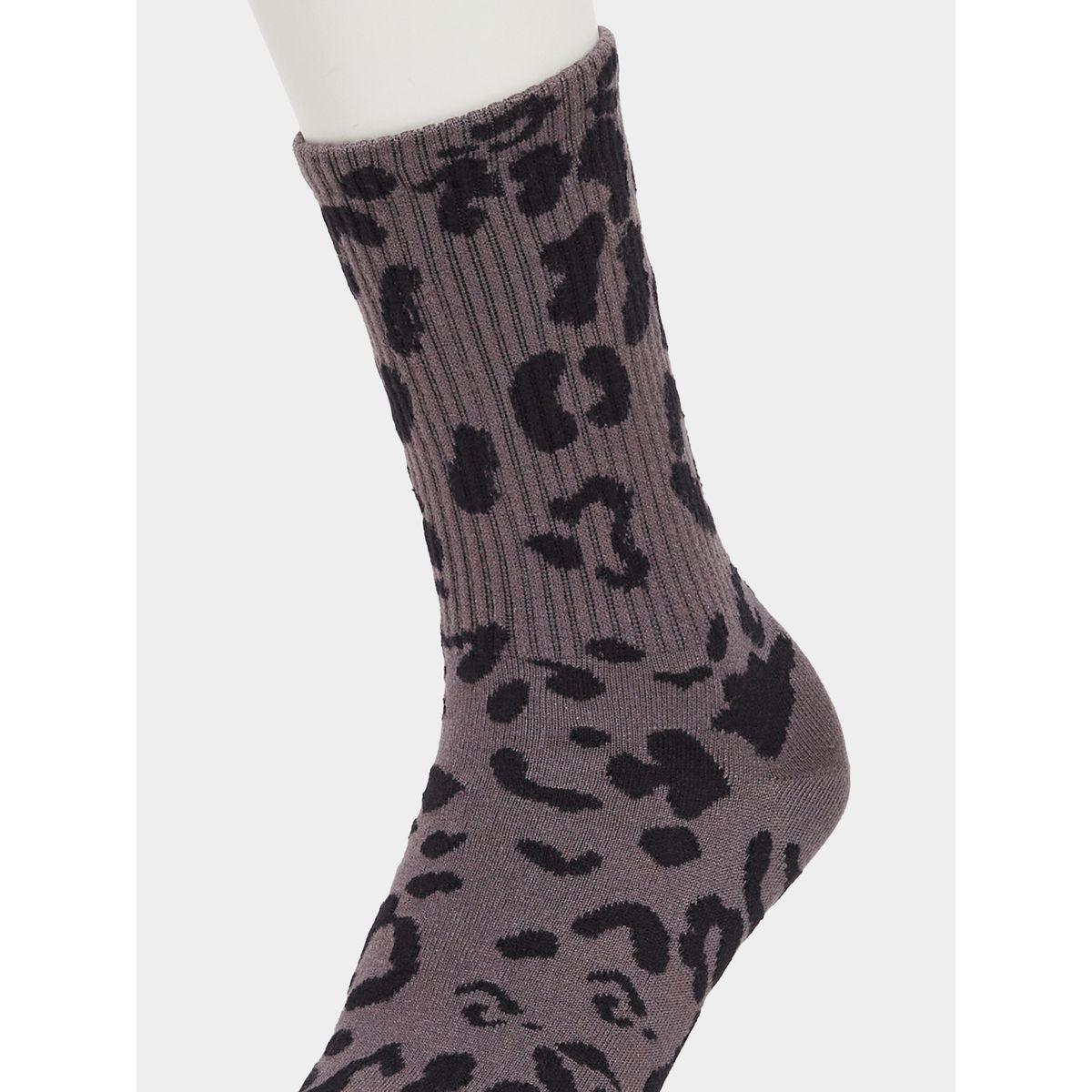 Styli Set of 5 - Animal Print Crew Socks-women-socksandstockings-image-7