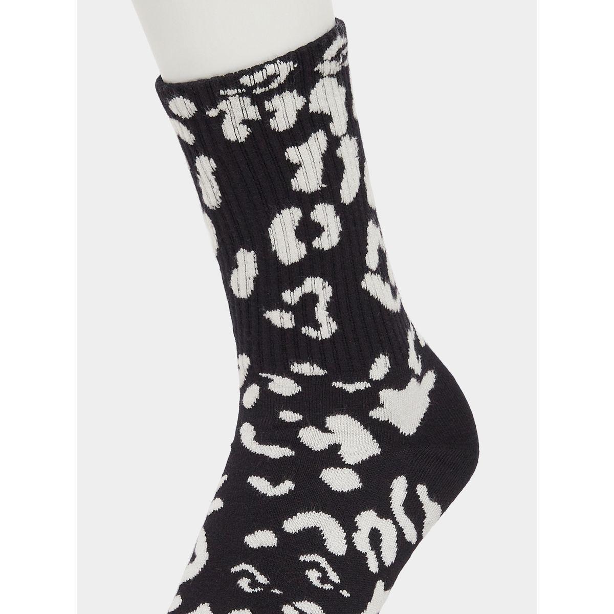 Styli Set of 5 - Animal Print Crew Socks-women-socksandstockings-image-9