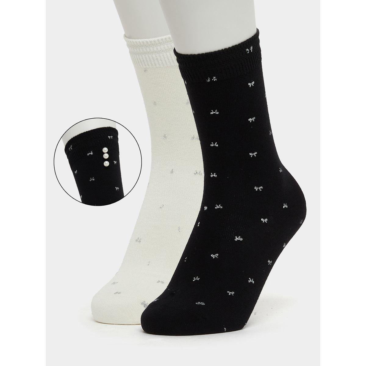 مجموعة من 2 جوارب مطبعة-women-socksandstockings-image-1