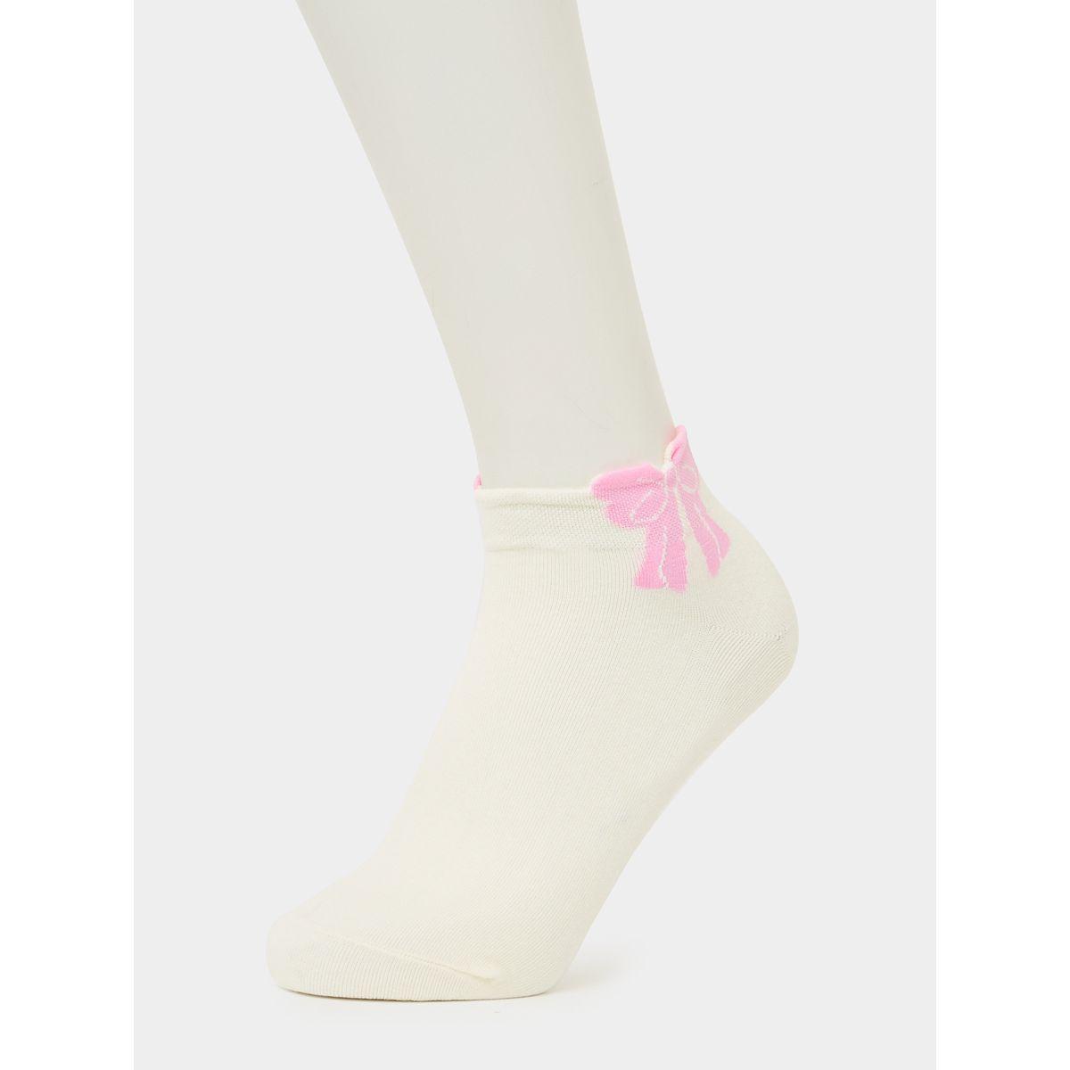 مجموعة من 2 - جوارب بطول الكاحل وربطة ريبون-women-socksandstockings-image-2